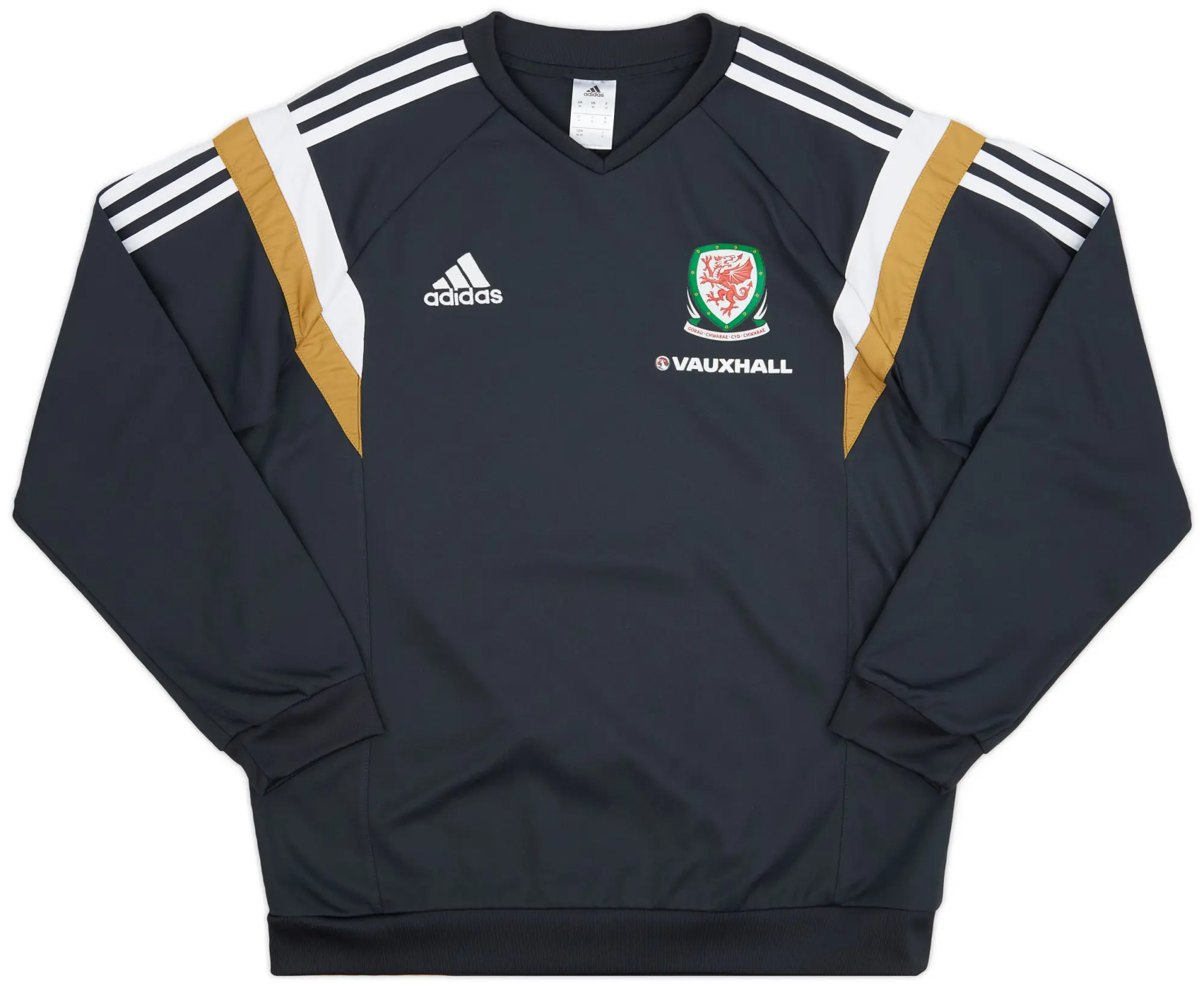 2014-15 Wales adidas Training Sweat Top - 7/10 - (S)