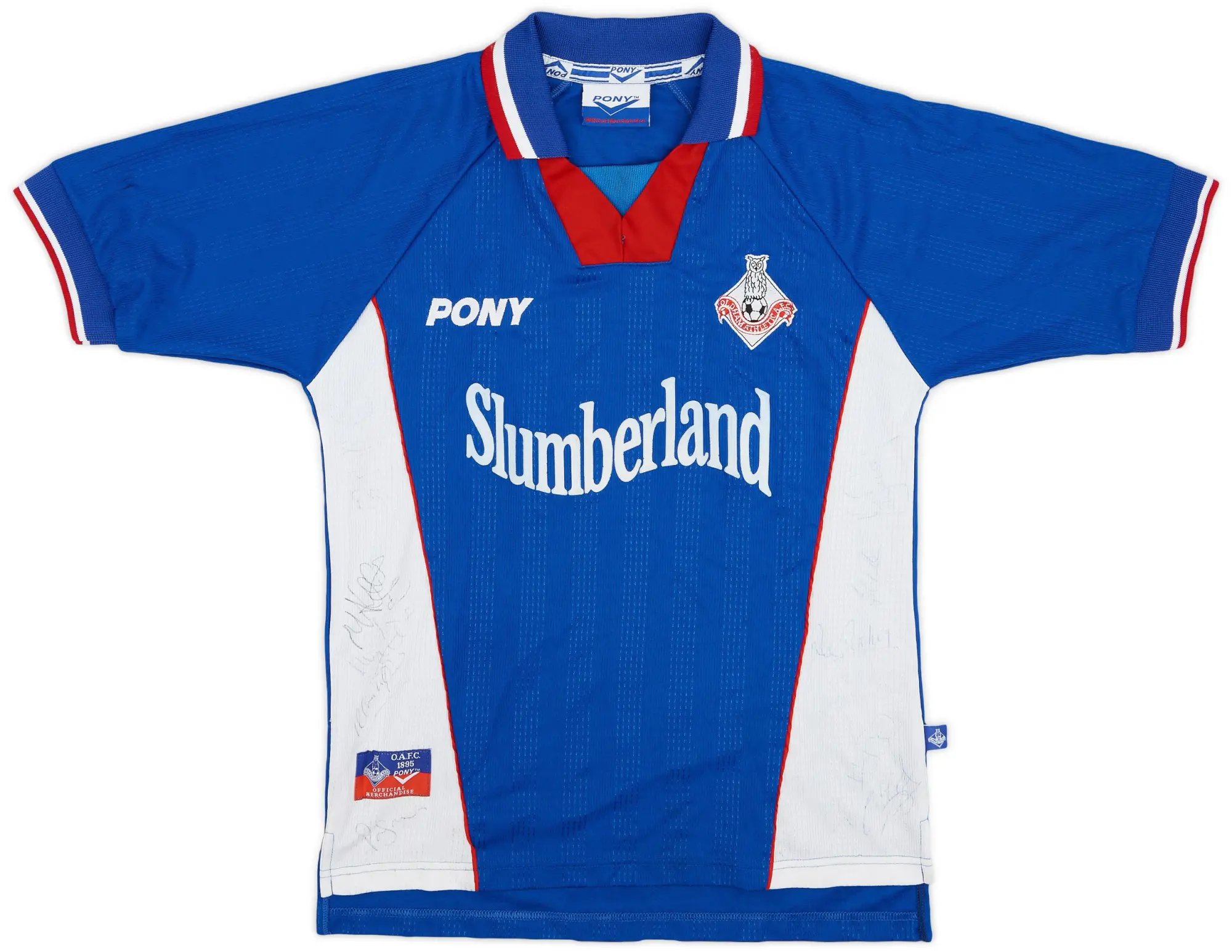 1998-00 Oldham Signed Home Shirt - 8/10 - (Y)