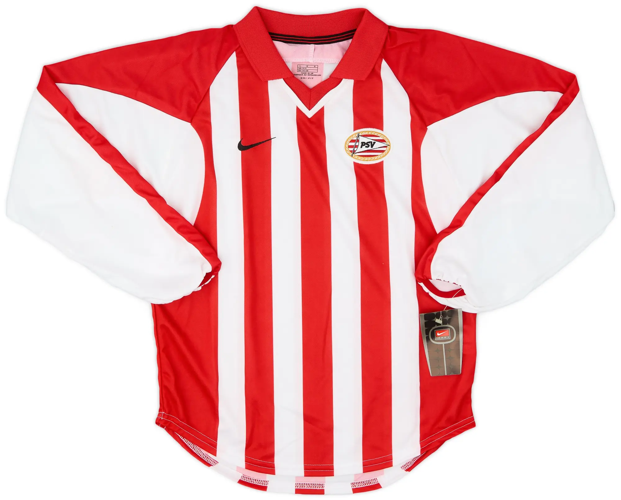 Nike 2000-02 PSV Home L/S Shirt (L.Boys)