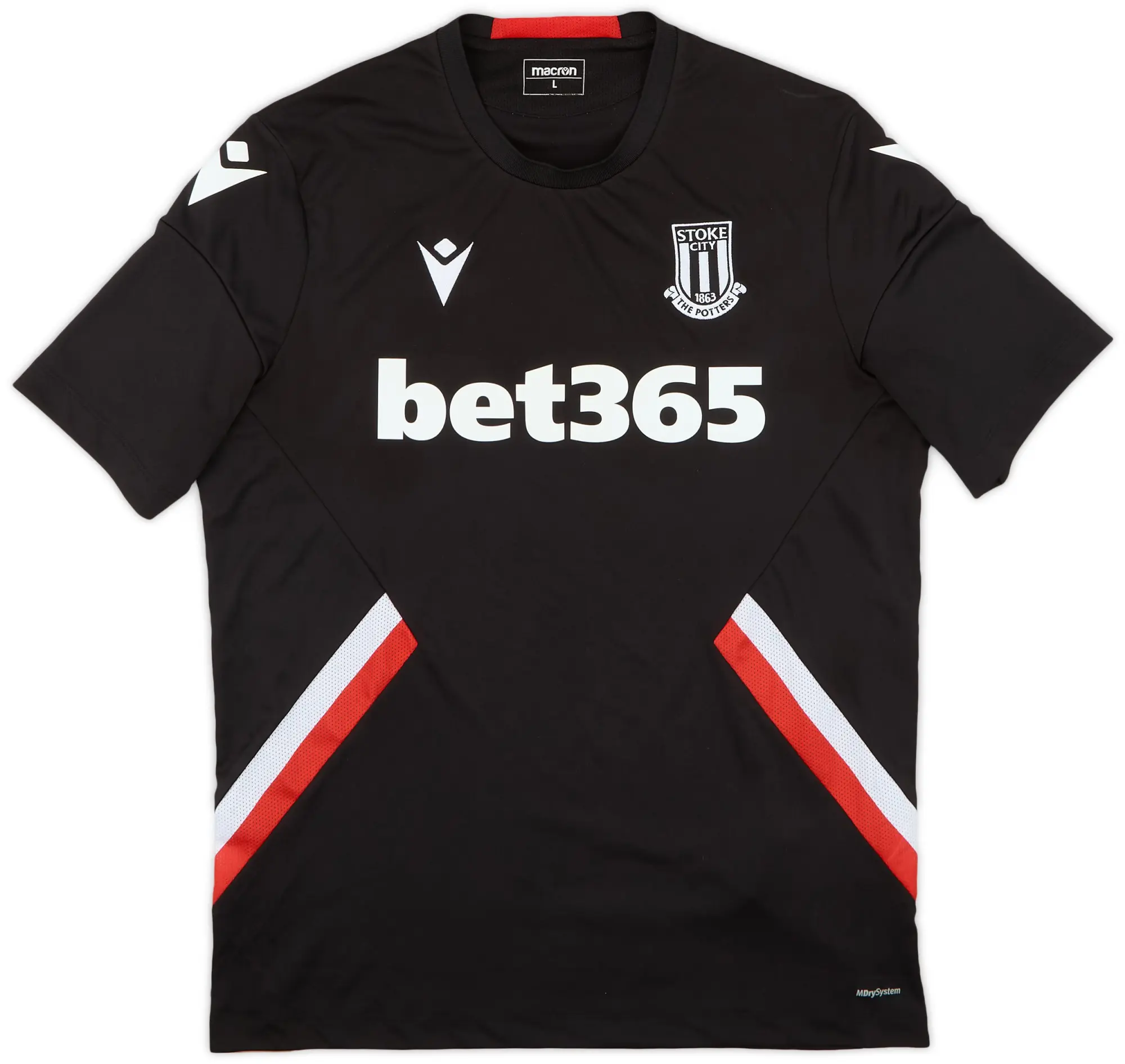 2022-23 Stoke City Macron Training Shirt - 8/10 - (L)