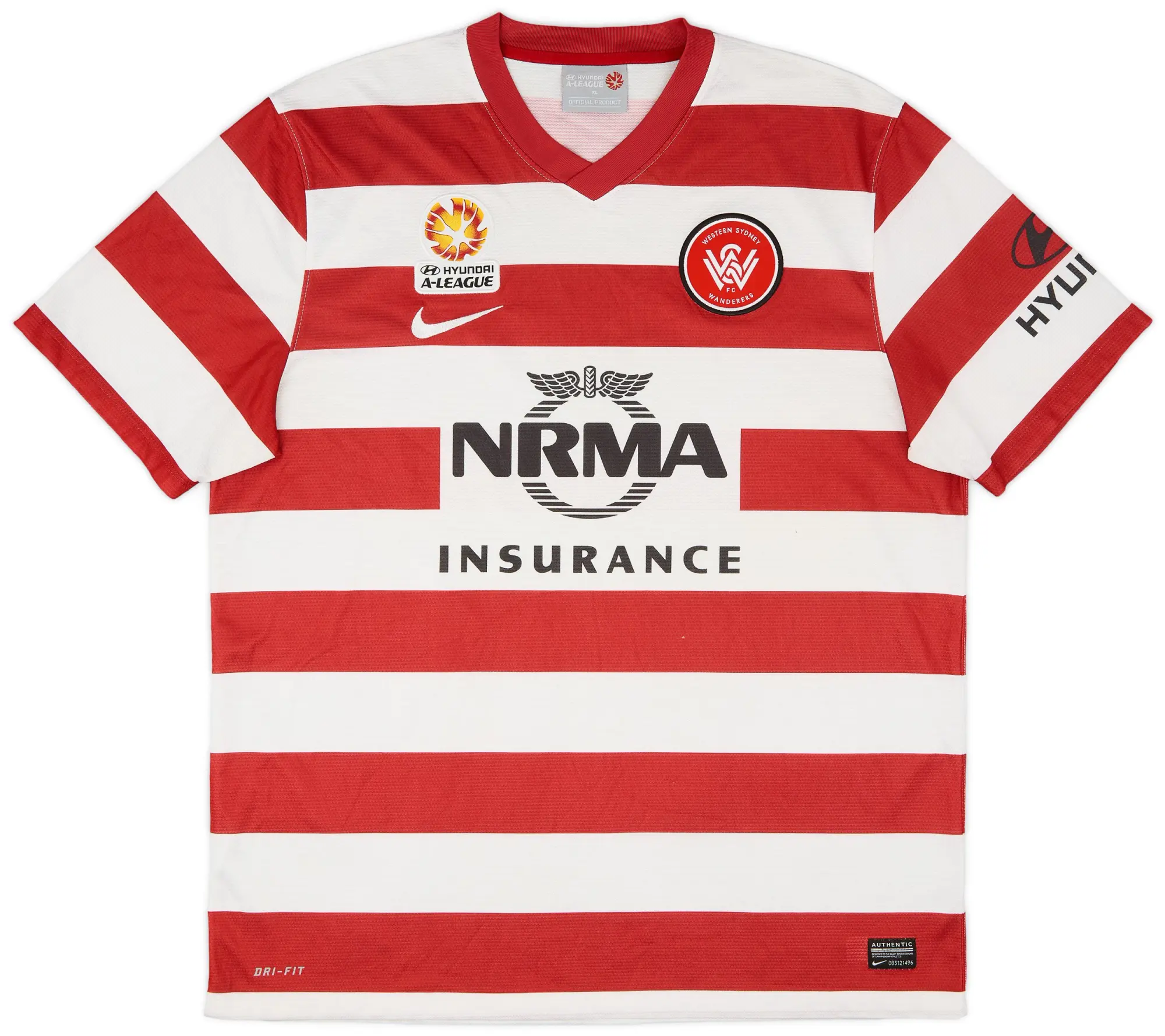 Nike 2012-14 Western Sydney Wanderers Away Shirt - 9/10 - (XL)