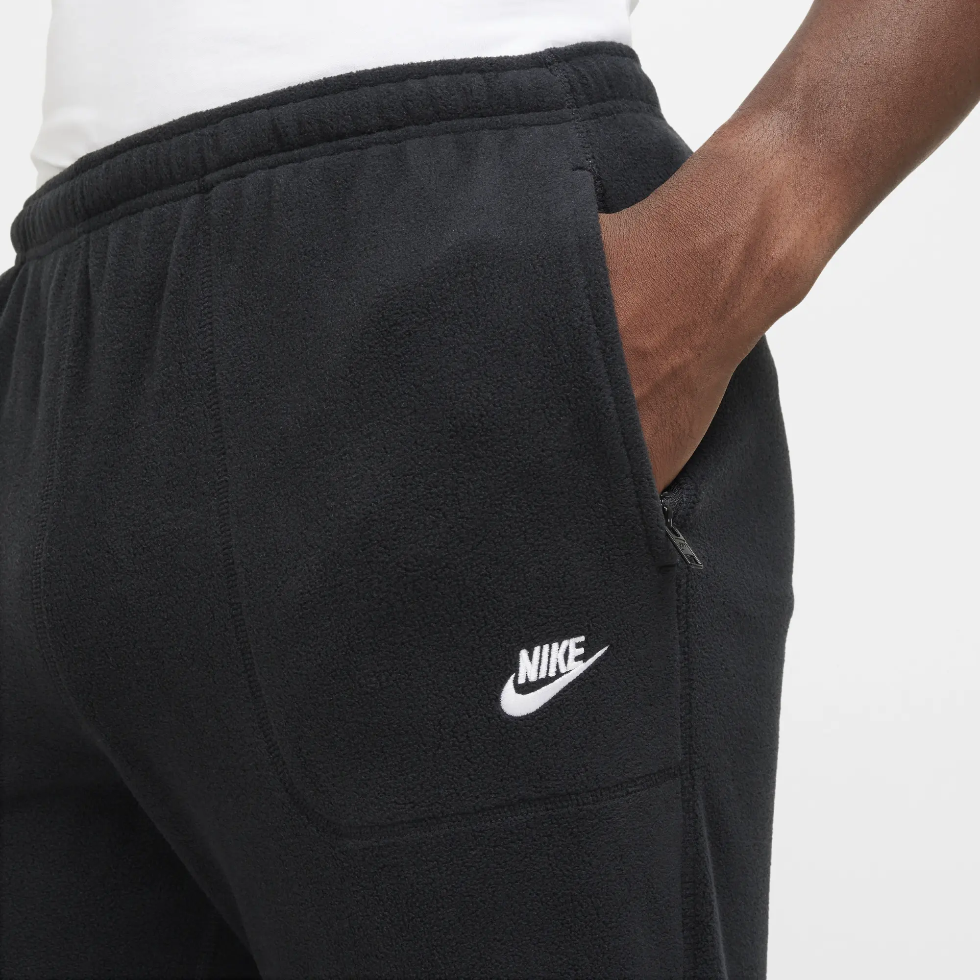 Nike Sportswear Club Men's Winterized Trousers - Black - Polyester