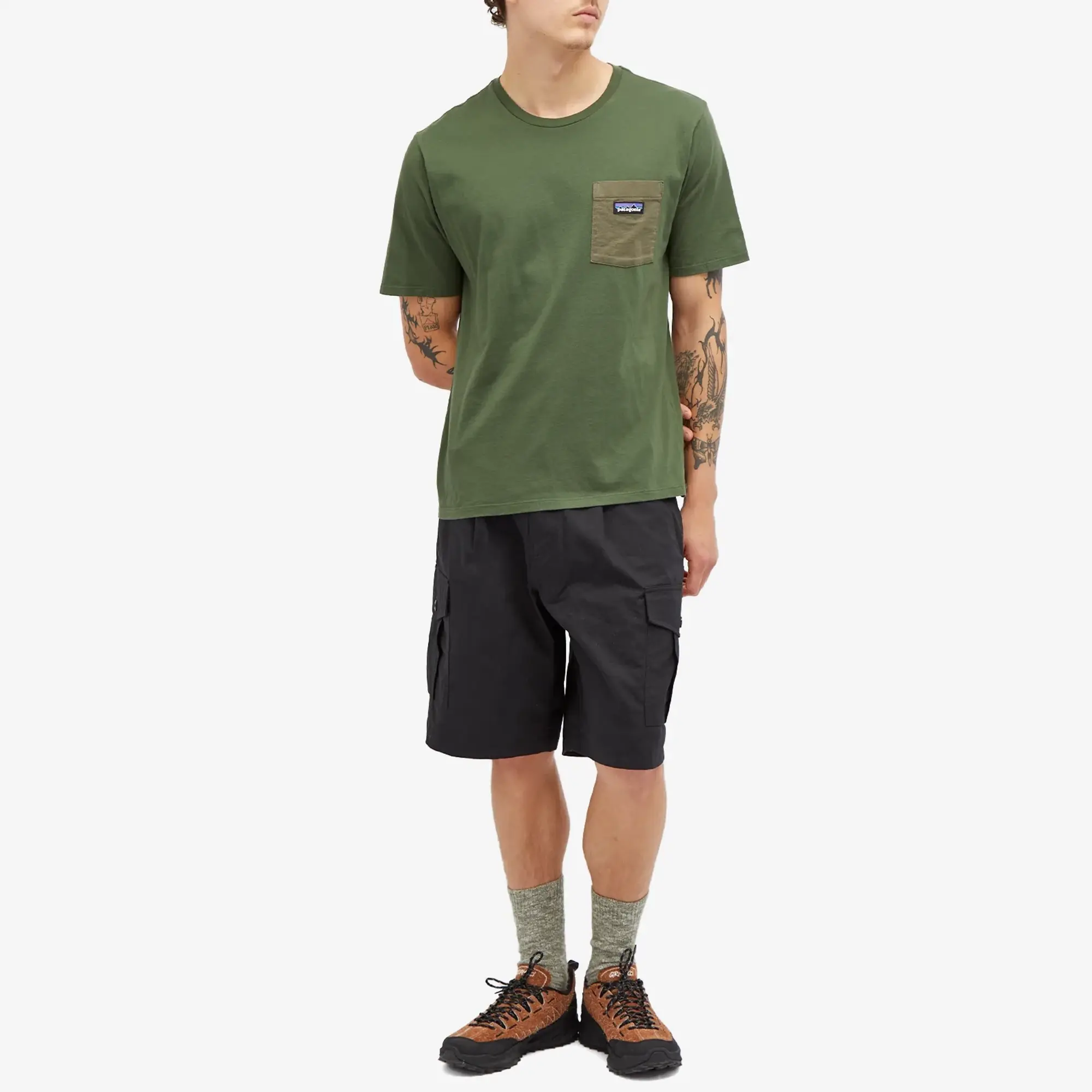 Patagonia Men's Daily Pocket T-Shirt Torrey Pine Green