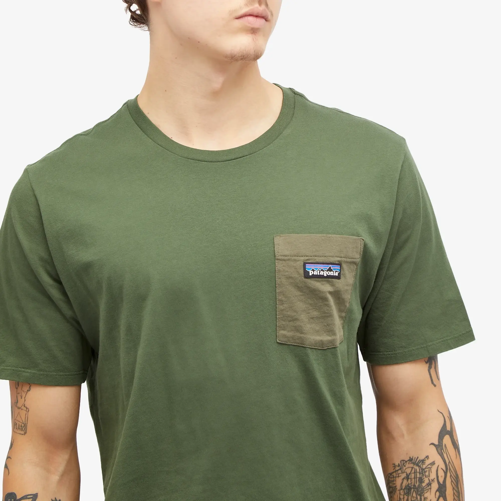 Patagonia Men's Daily Pocket T-Shirt Torrey Pine Green