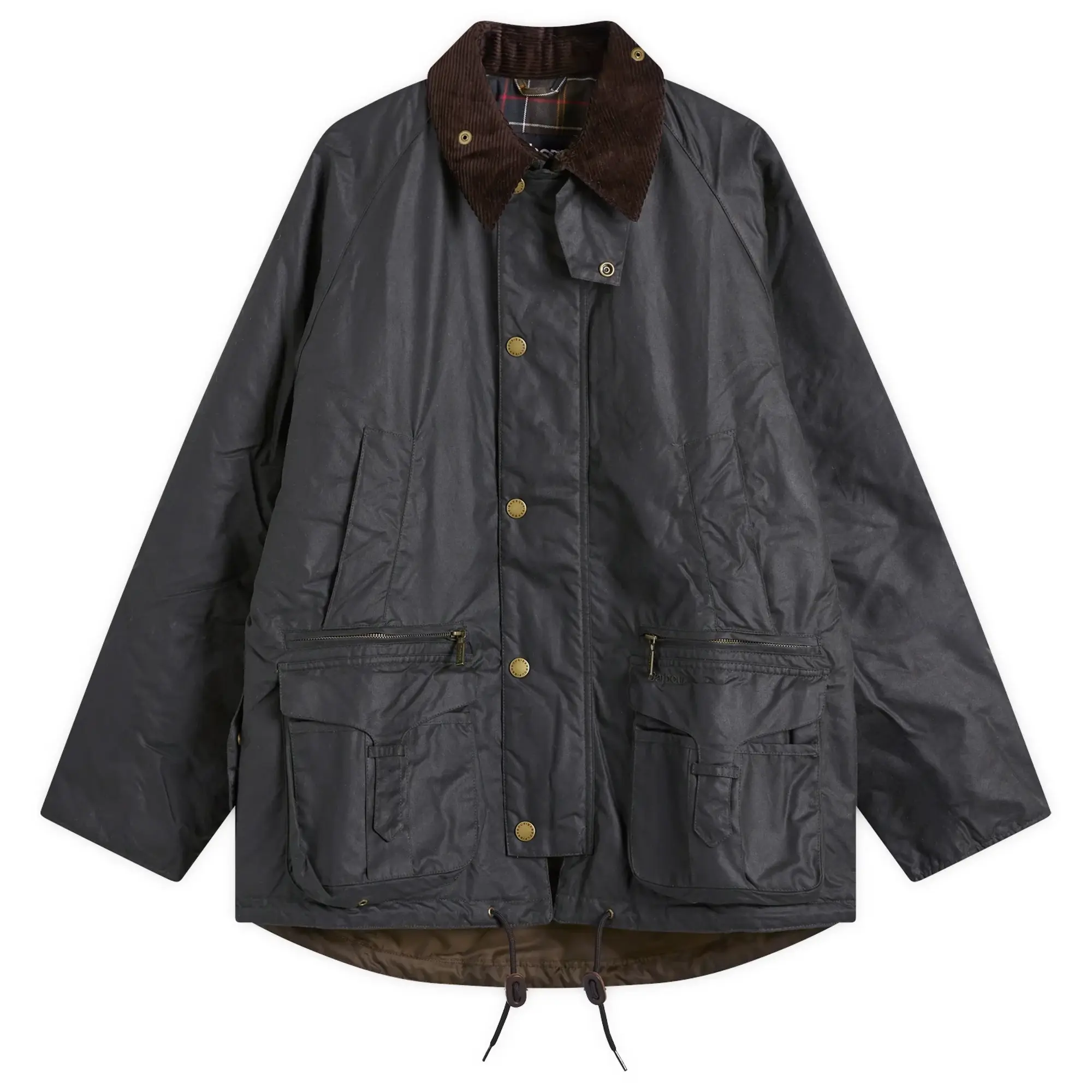 Barbour Men's Heritage + Modified Beaufort Wax Jacket Sage