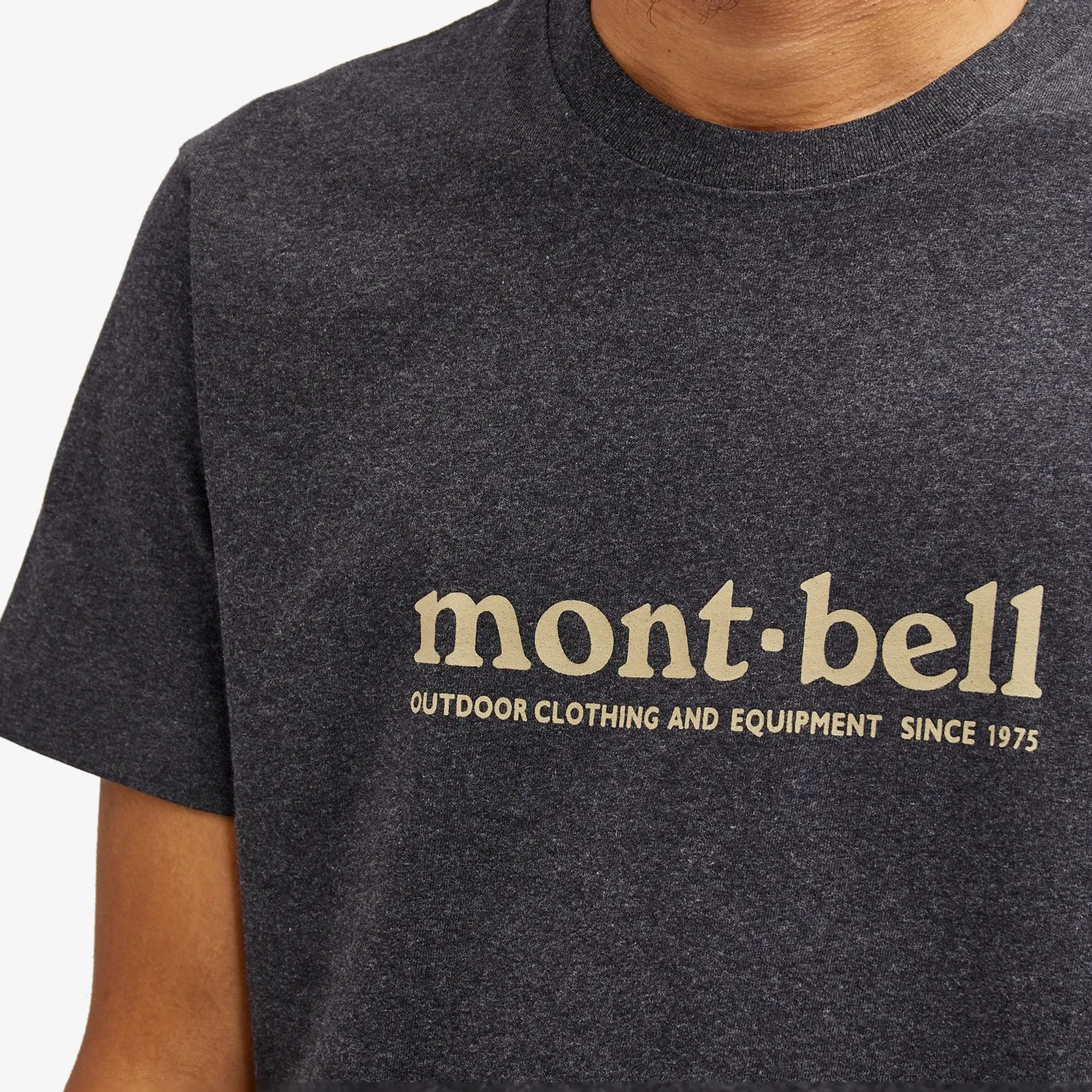 Montbell Men's Logo T-Shirt Dark Grey
