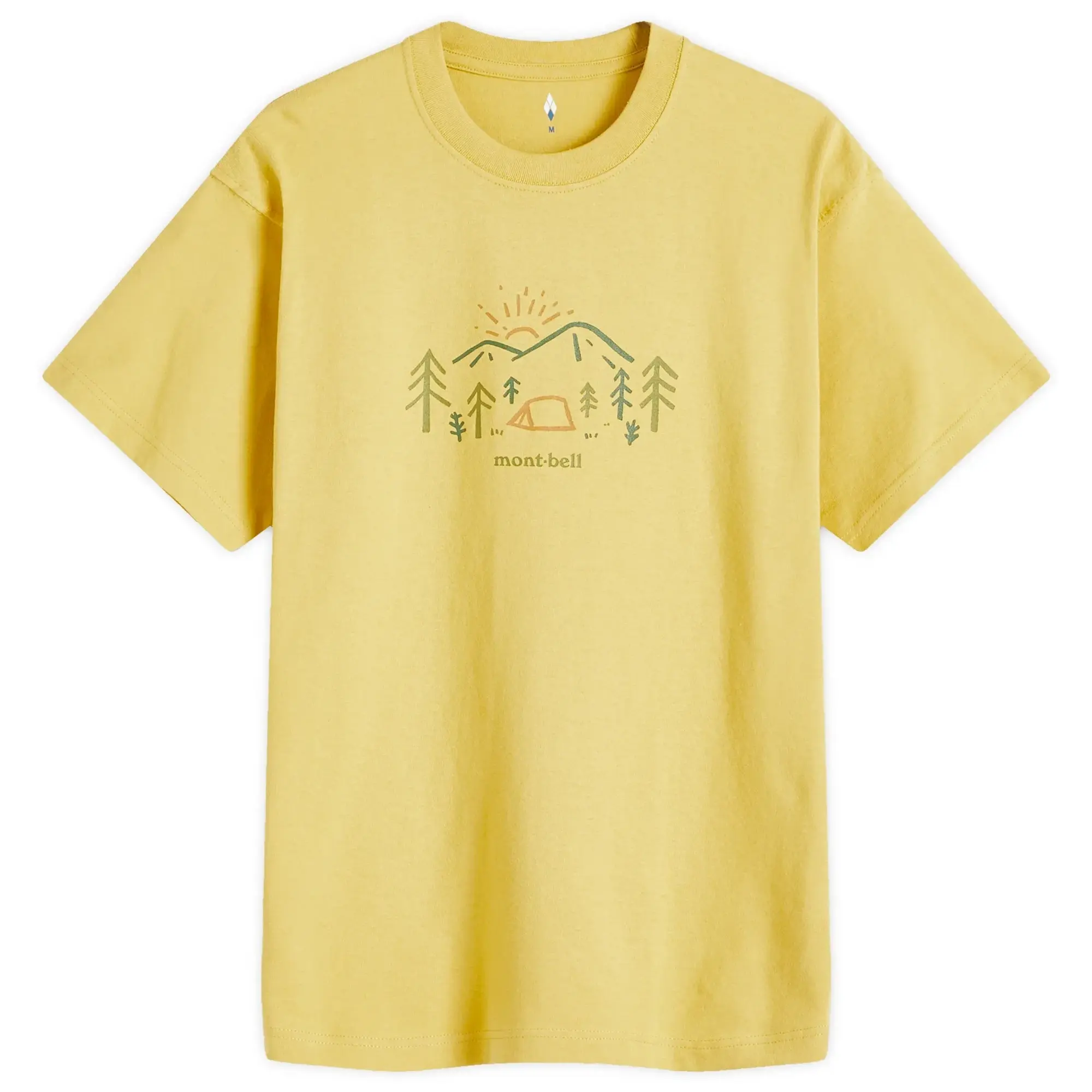 Montbell Men's Mountain Morning T-Shirt Yellow