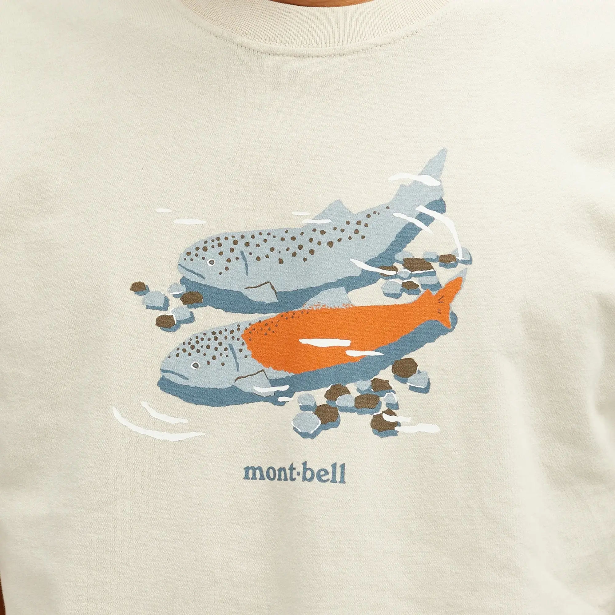 Montbell Men's Stringfish T-Shirt Ivory