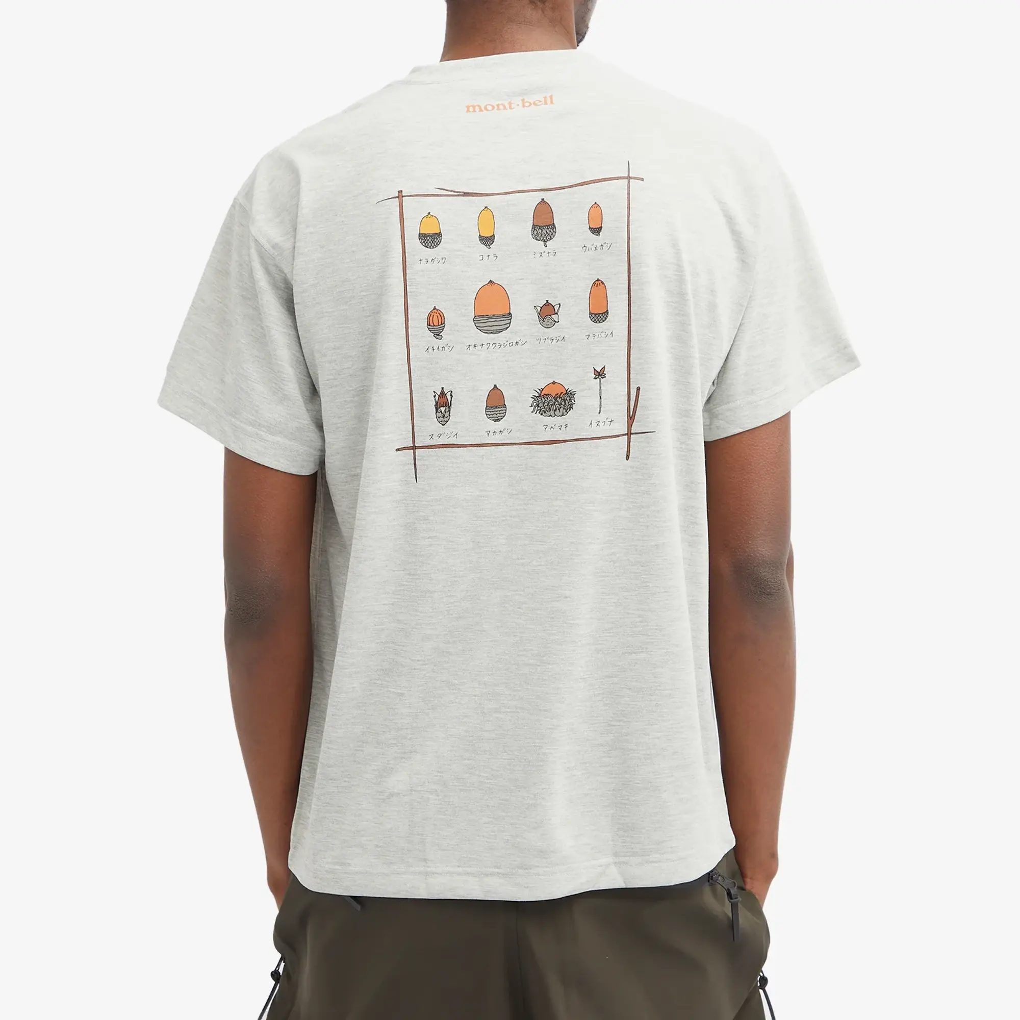 Montbell Men's Donguri T-Shirt Light Grey