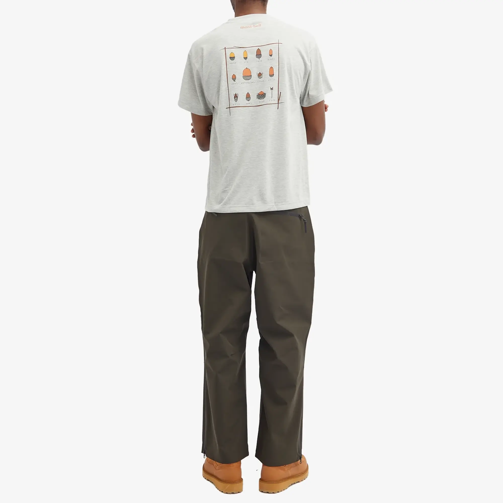Montbell Men's Donguri T-Shirt Light Grey