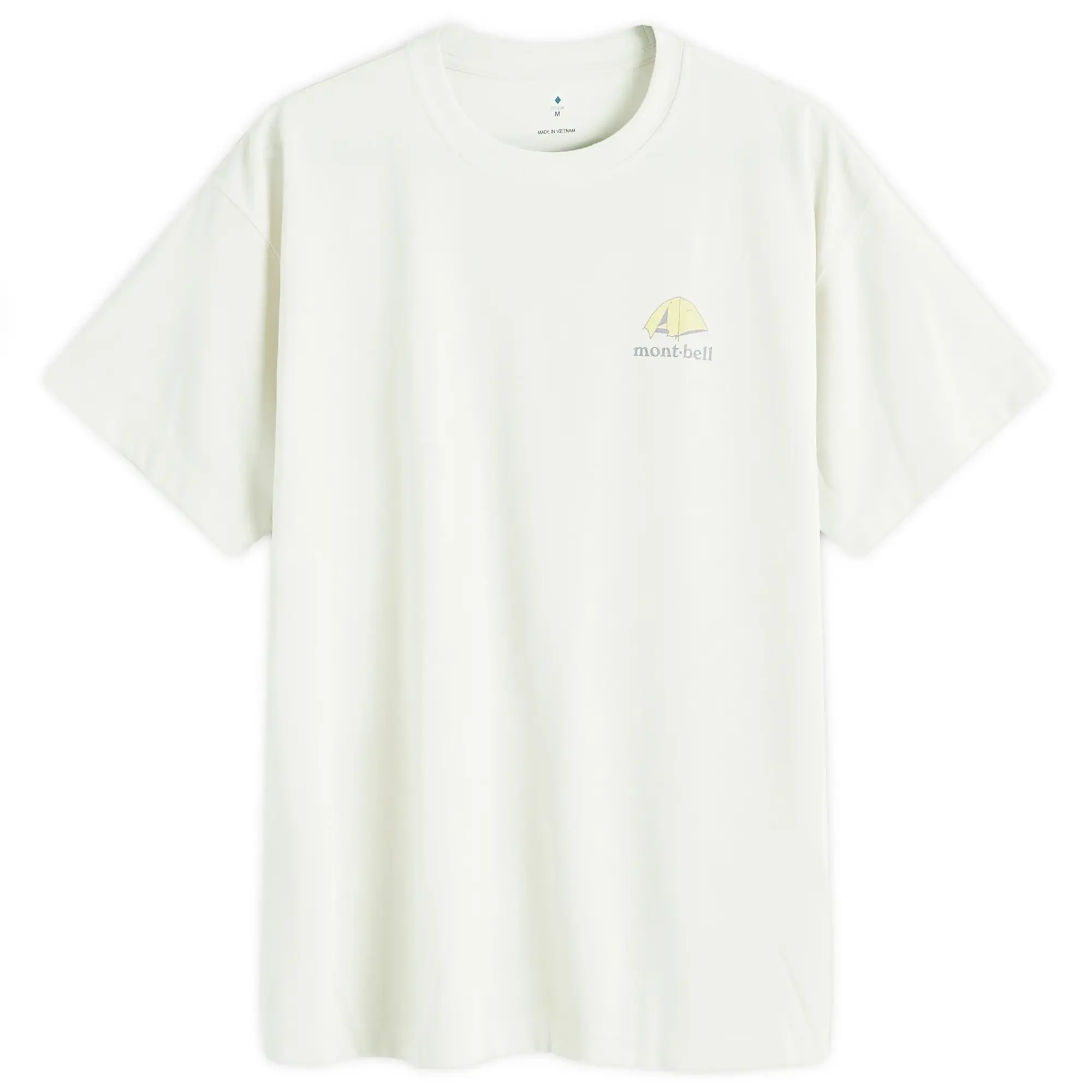 Montbell Men's Mountain Camping T-Shirt Ivory