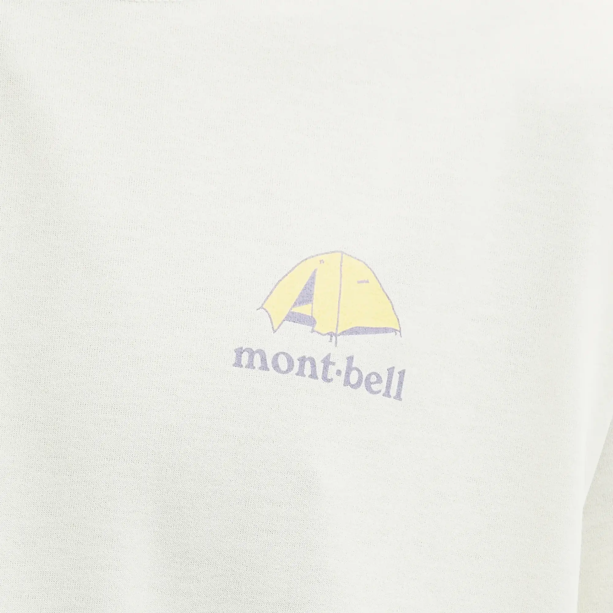 Montbell Men's Mountain Camping T-Shirt Ivory