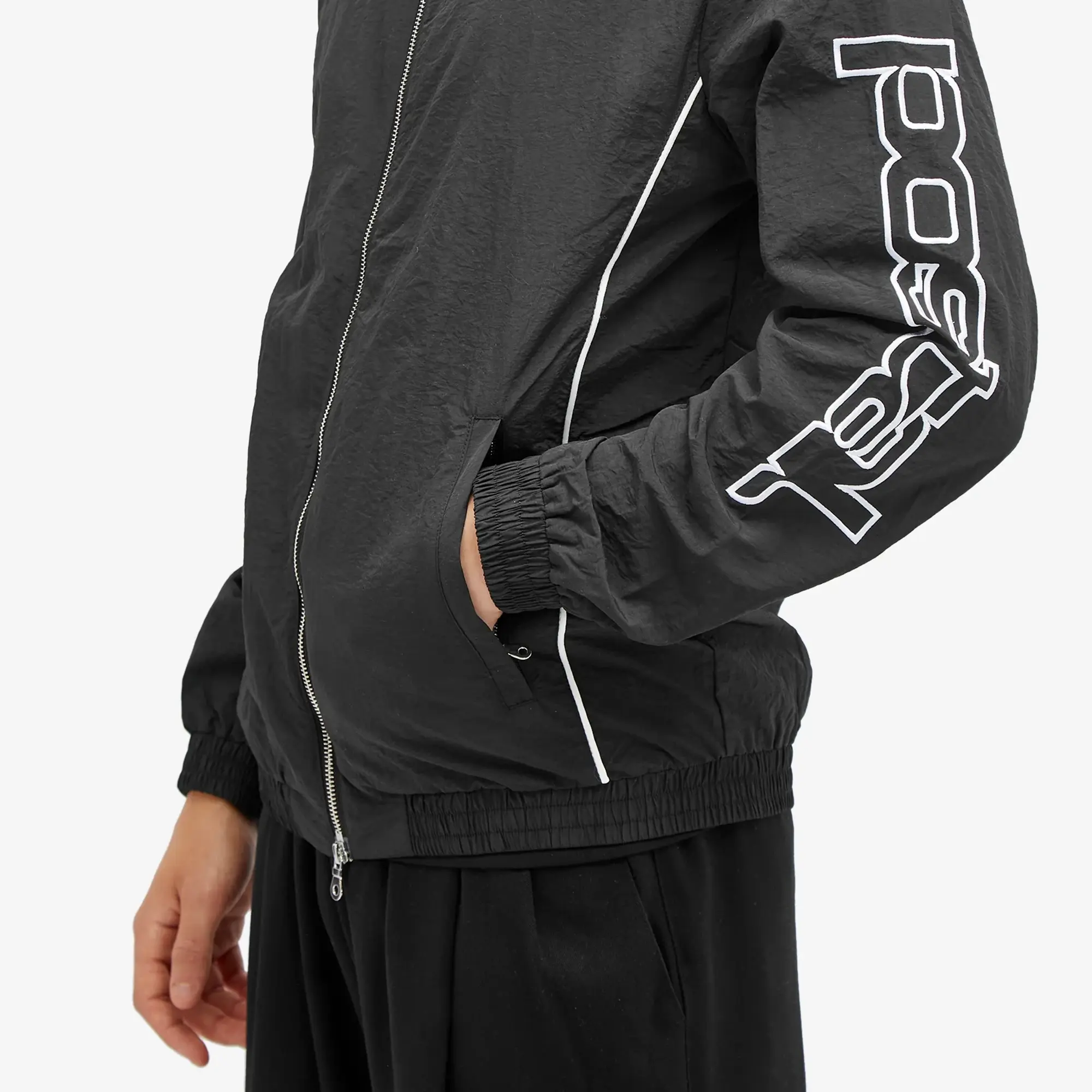 POSTAL Men's Arm Logo Track Jacket Black