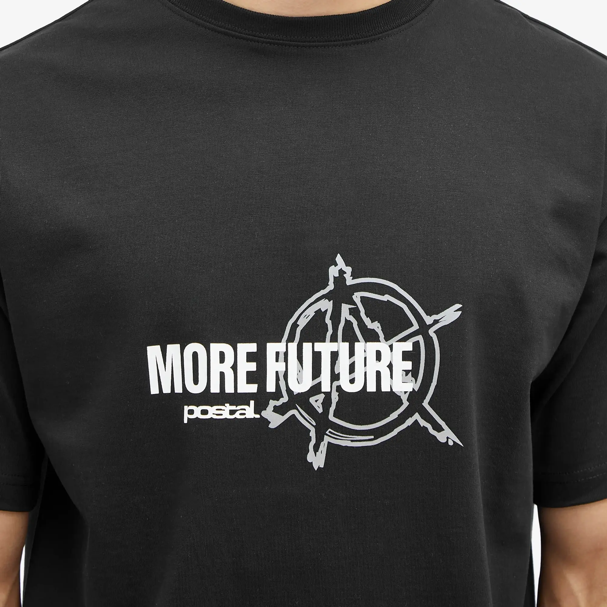 POSTAL Men's More Future T-Shirt Black