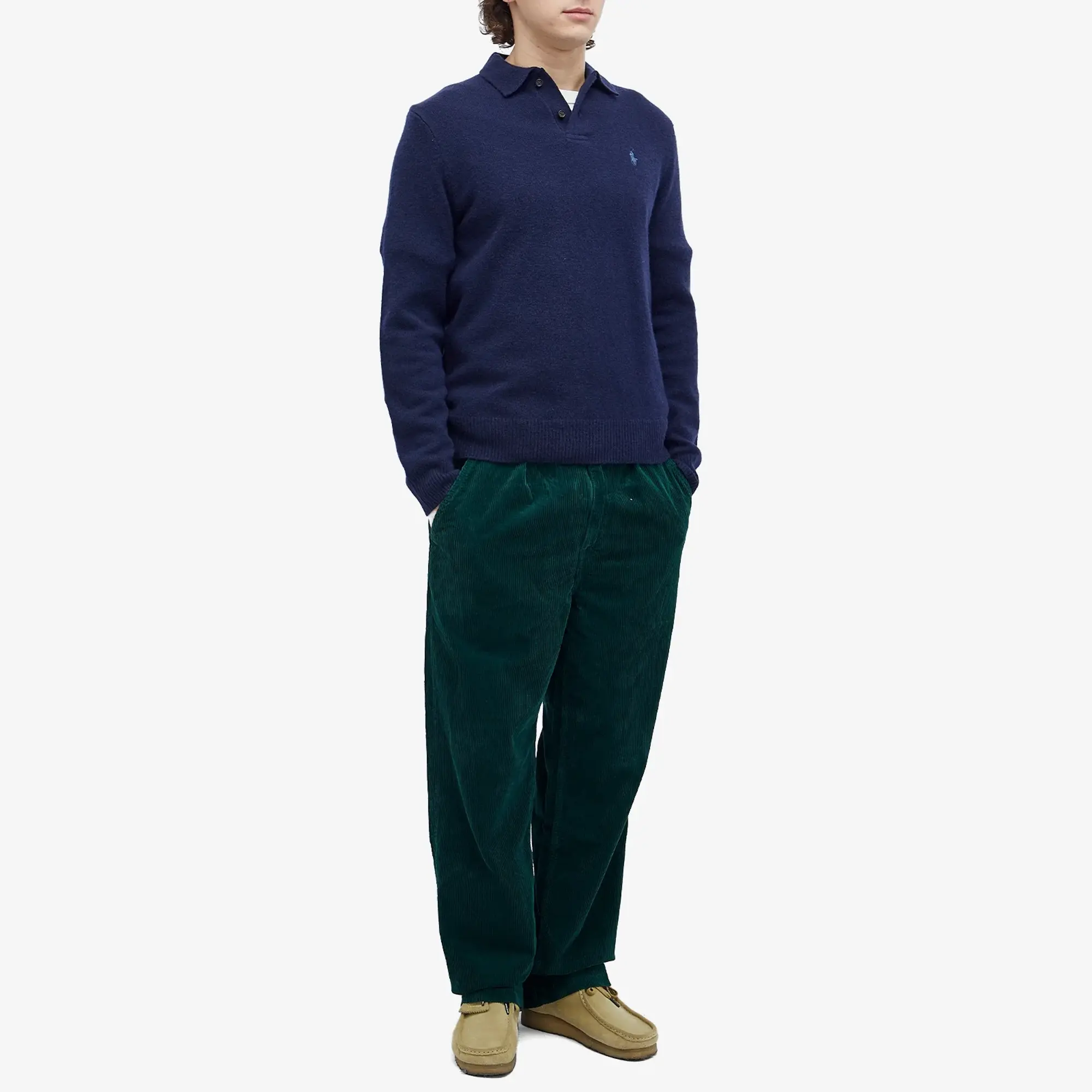 Polo Ralph Lauren Men's Pleated Easy Pants Moss Agate