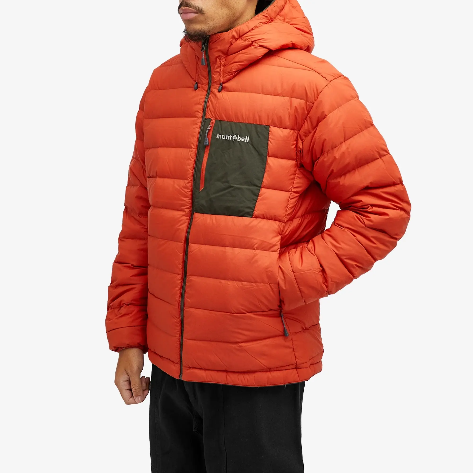 Montbell Men's Reversible Colorado Parka Dark Green/Orange