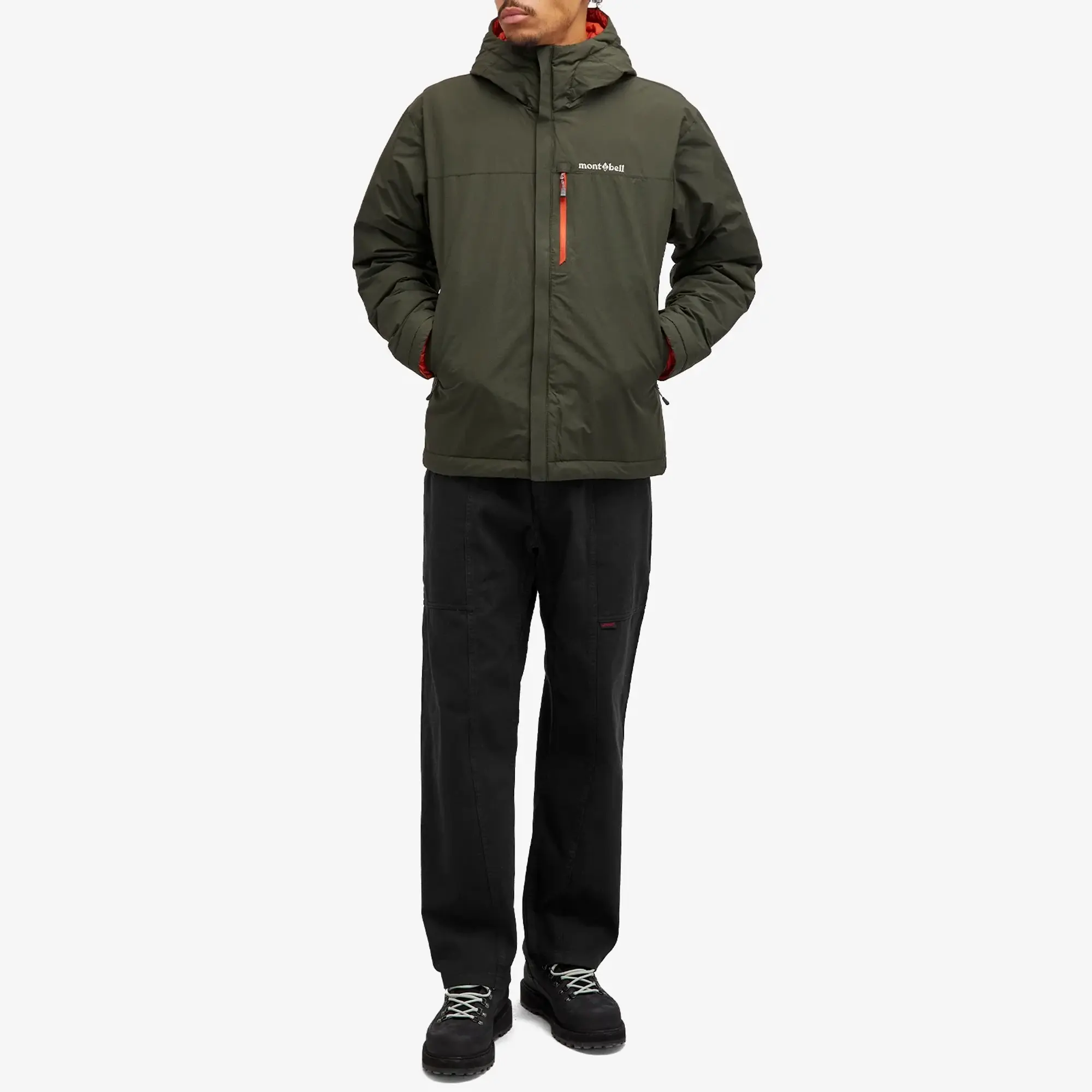 Montbell Men's Reversible Colorado Parka Dark Green/Orange