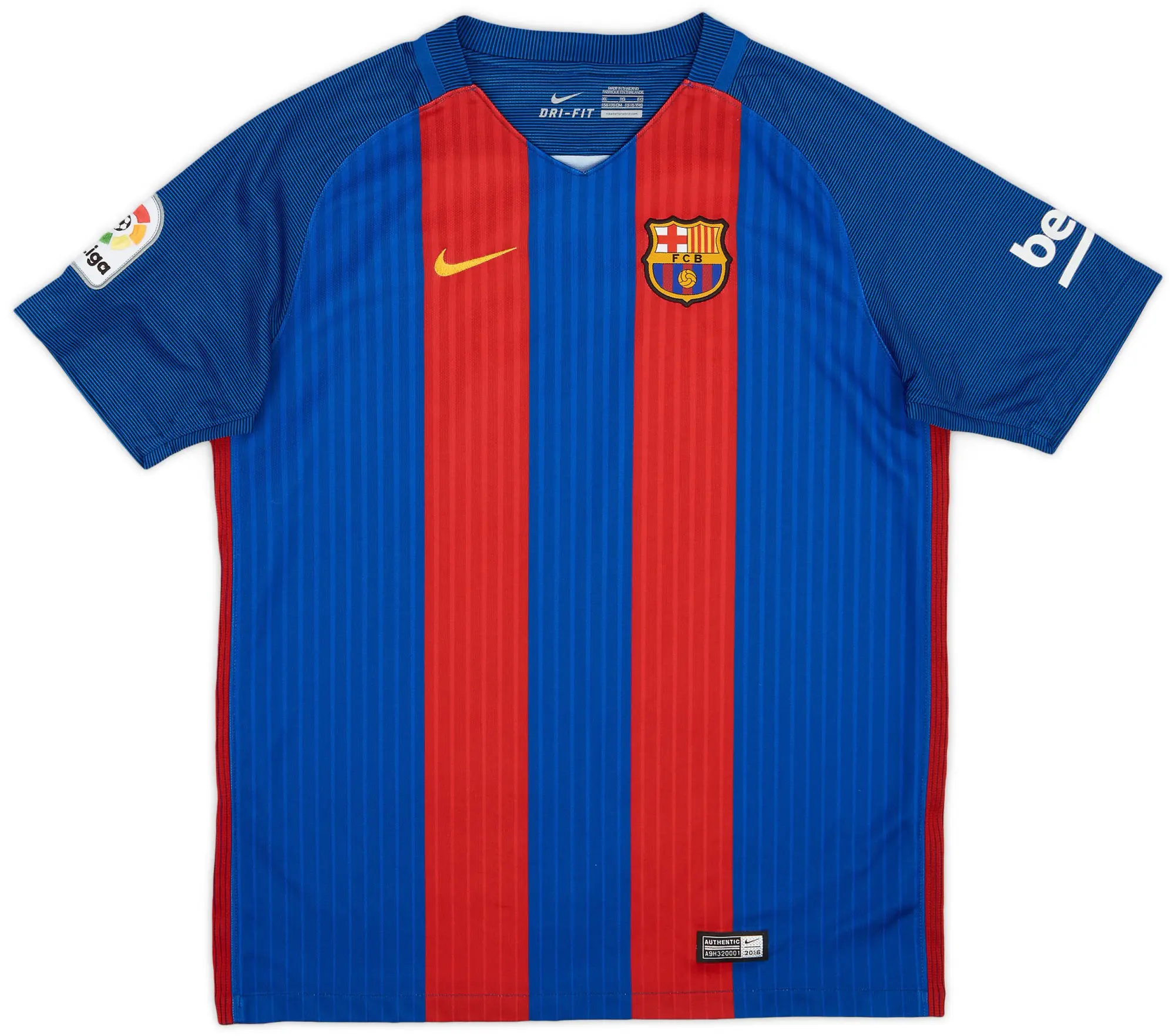 Nike 2016-17 Barcelona Home Shirt - 8/10 - (XL.Boys)