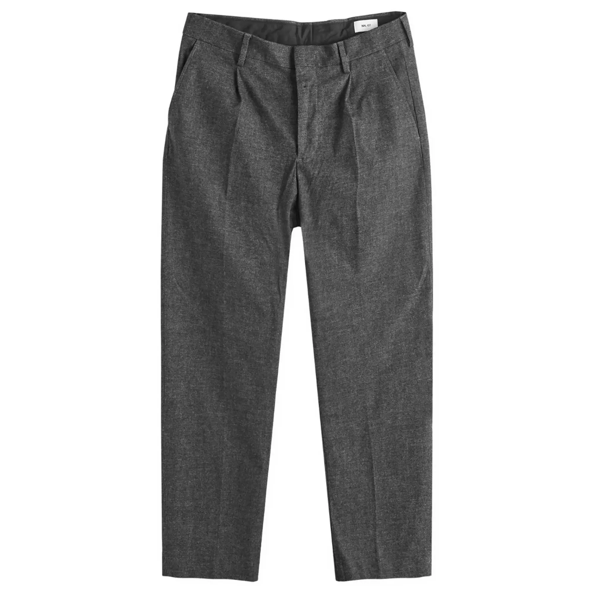 NN07 Men's Bill Relaxed Tapered Trousers Black