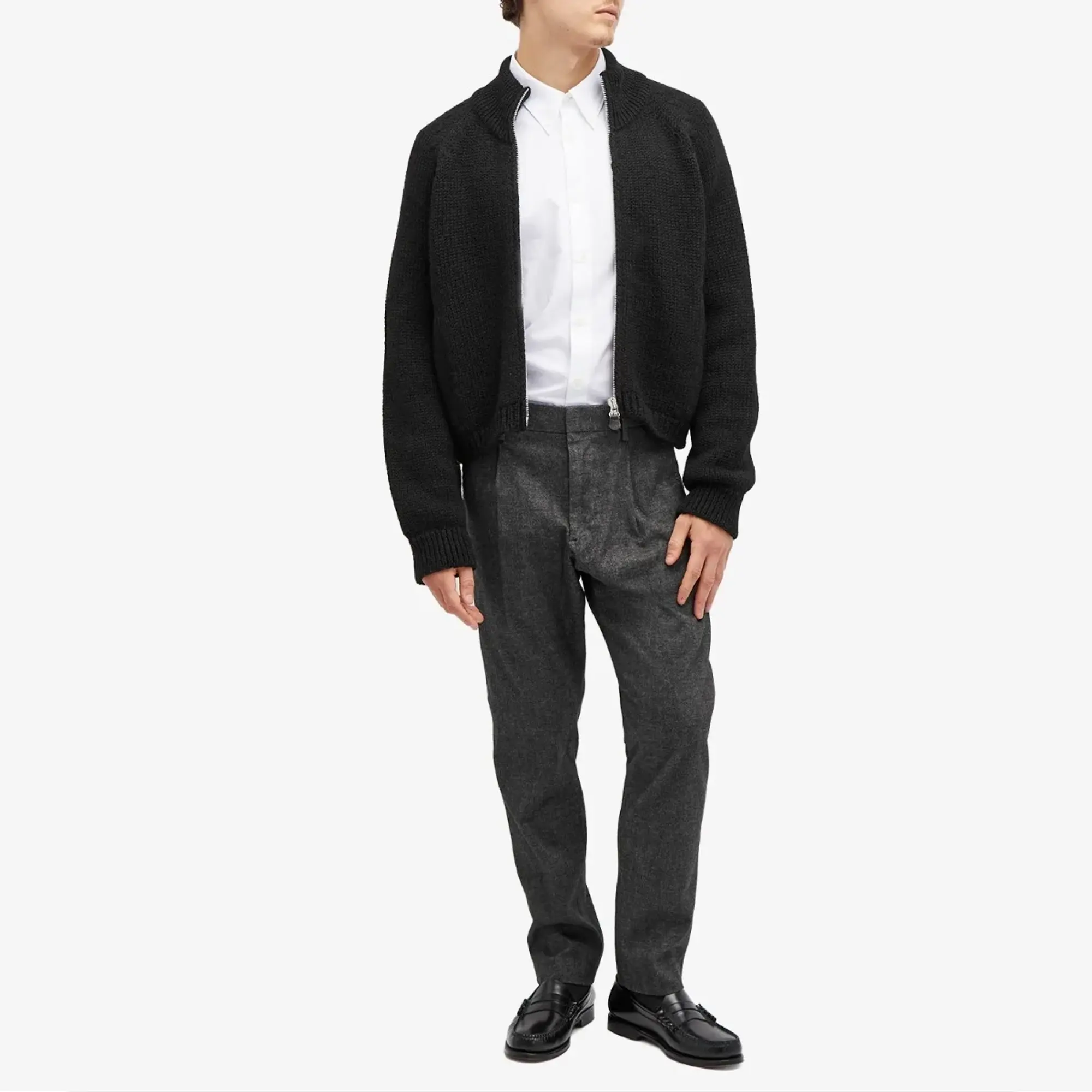 NN07 Men's Bill Relaxed Tapered Trousers Black