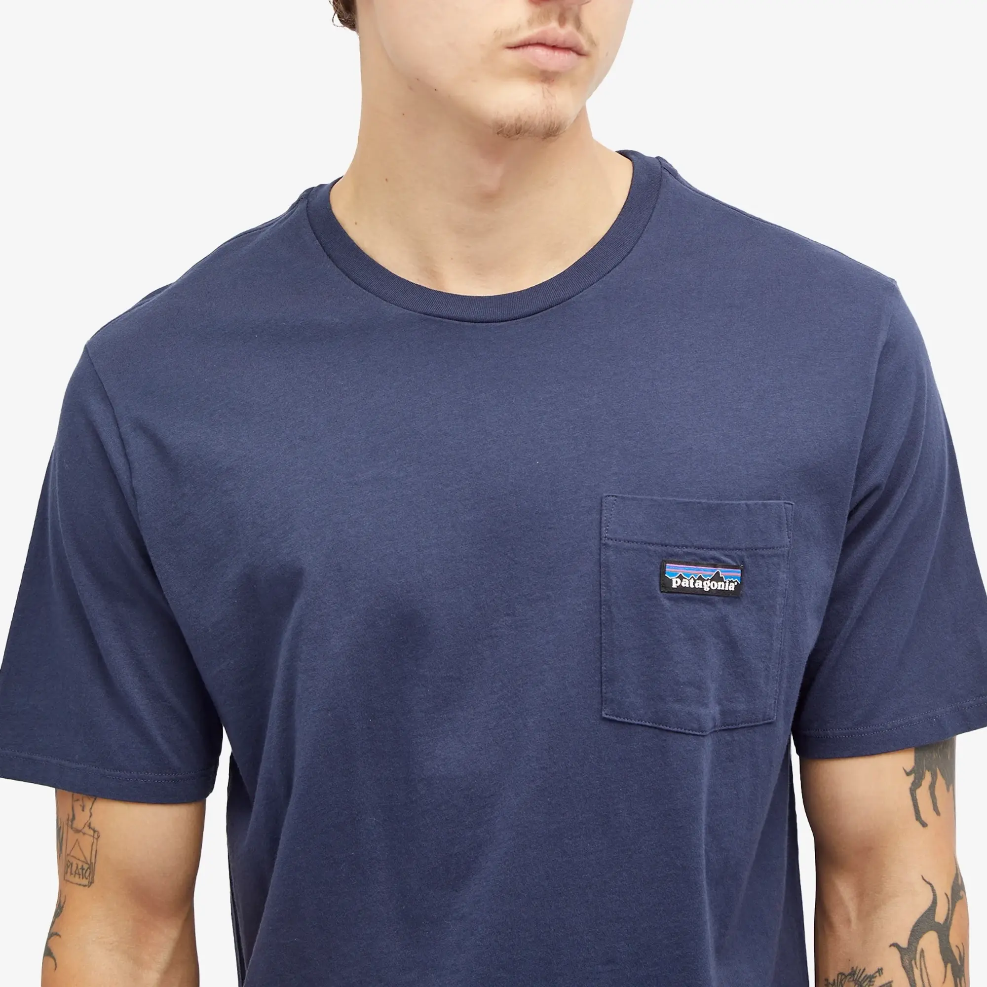 Patagonia Men's Daily Pocket T-Shirt New Navy