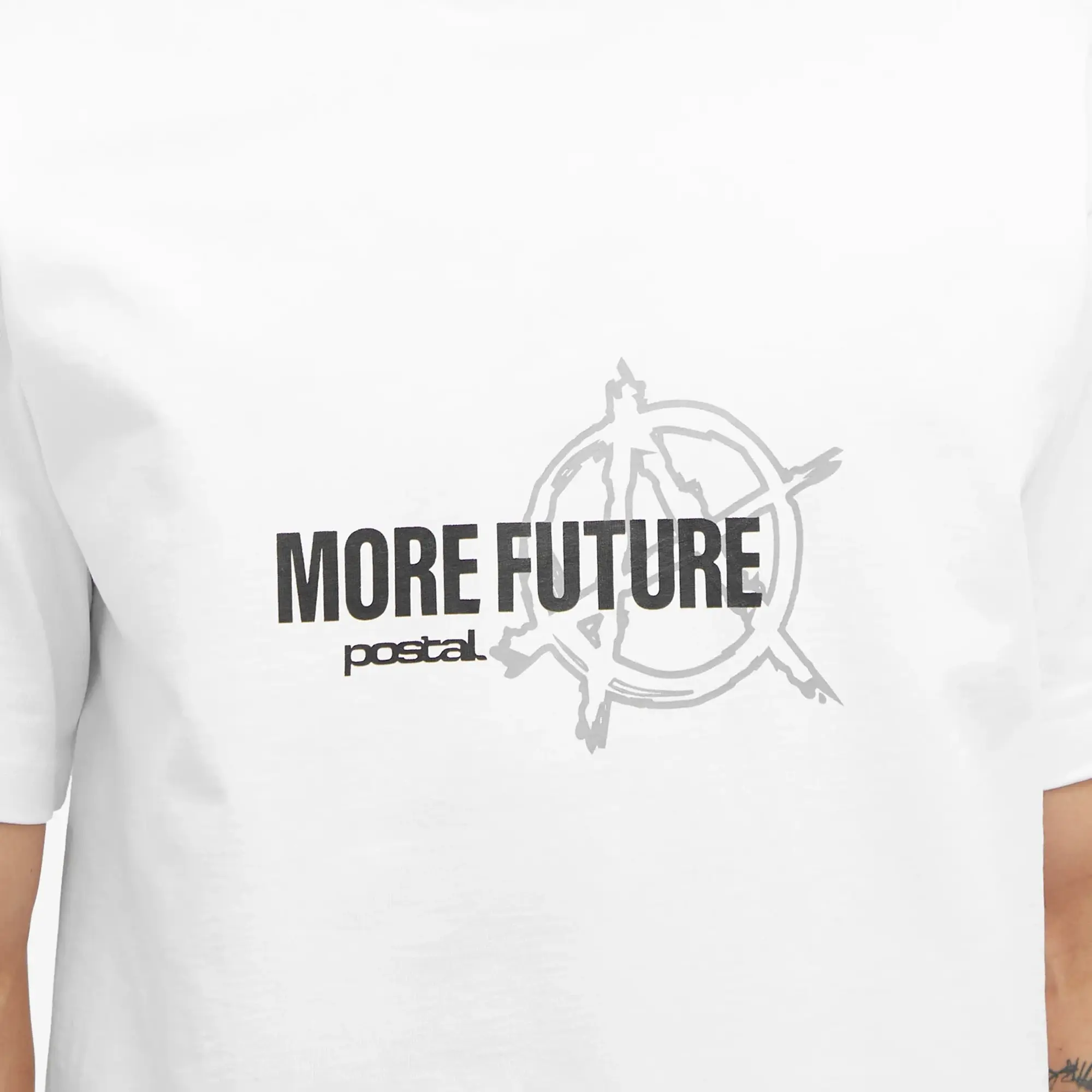 POSTAL Men's More Future T-Shirt White