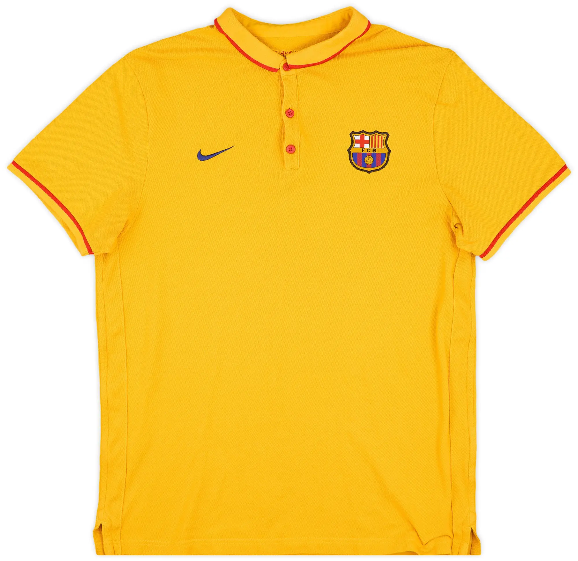 Nike Barcelona Mens SS Home Shirt 2015/16