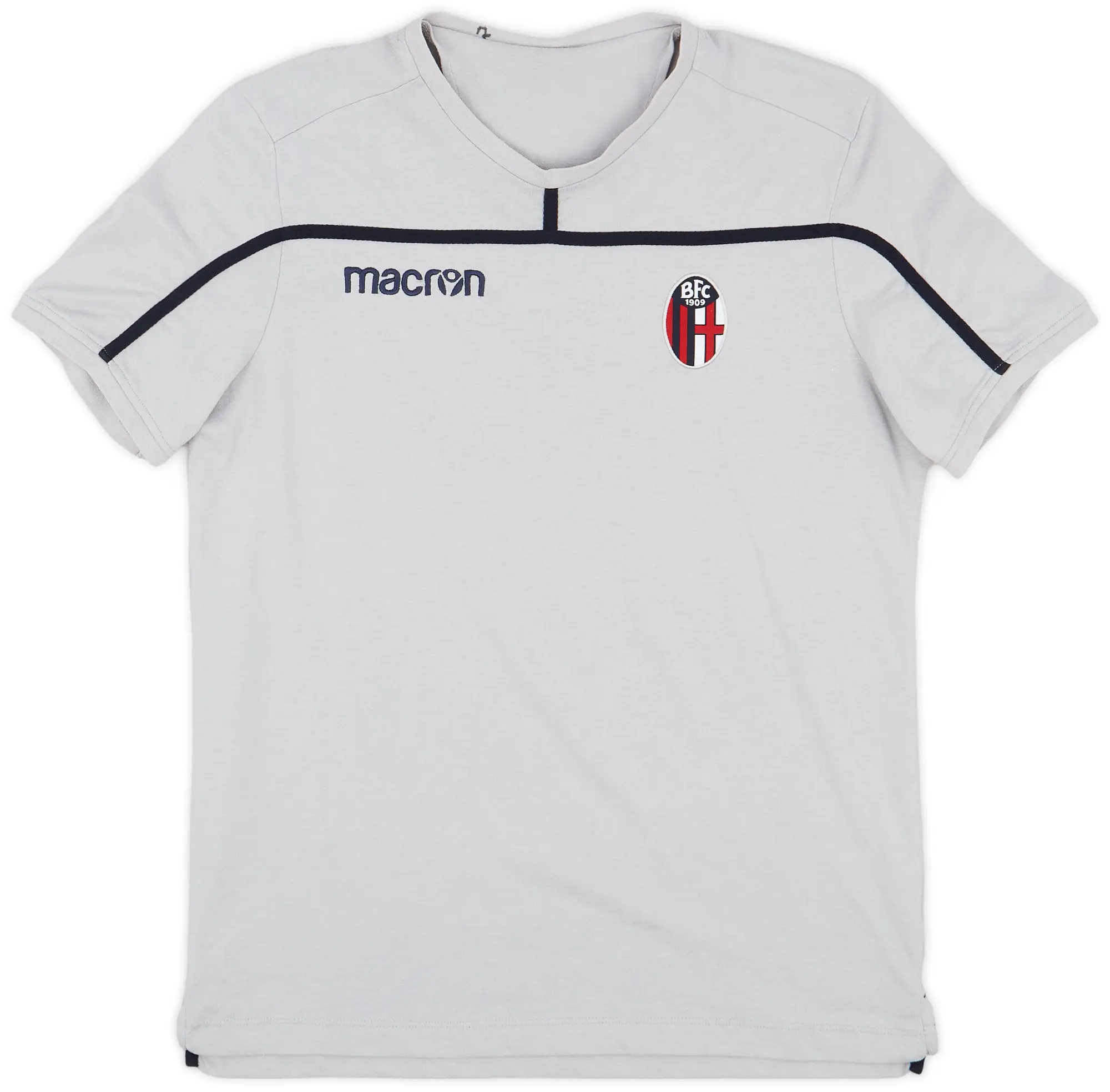 2018-19 Bologna Macron Cotton Tee - 9/10 - (M)