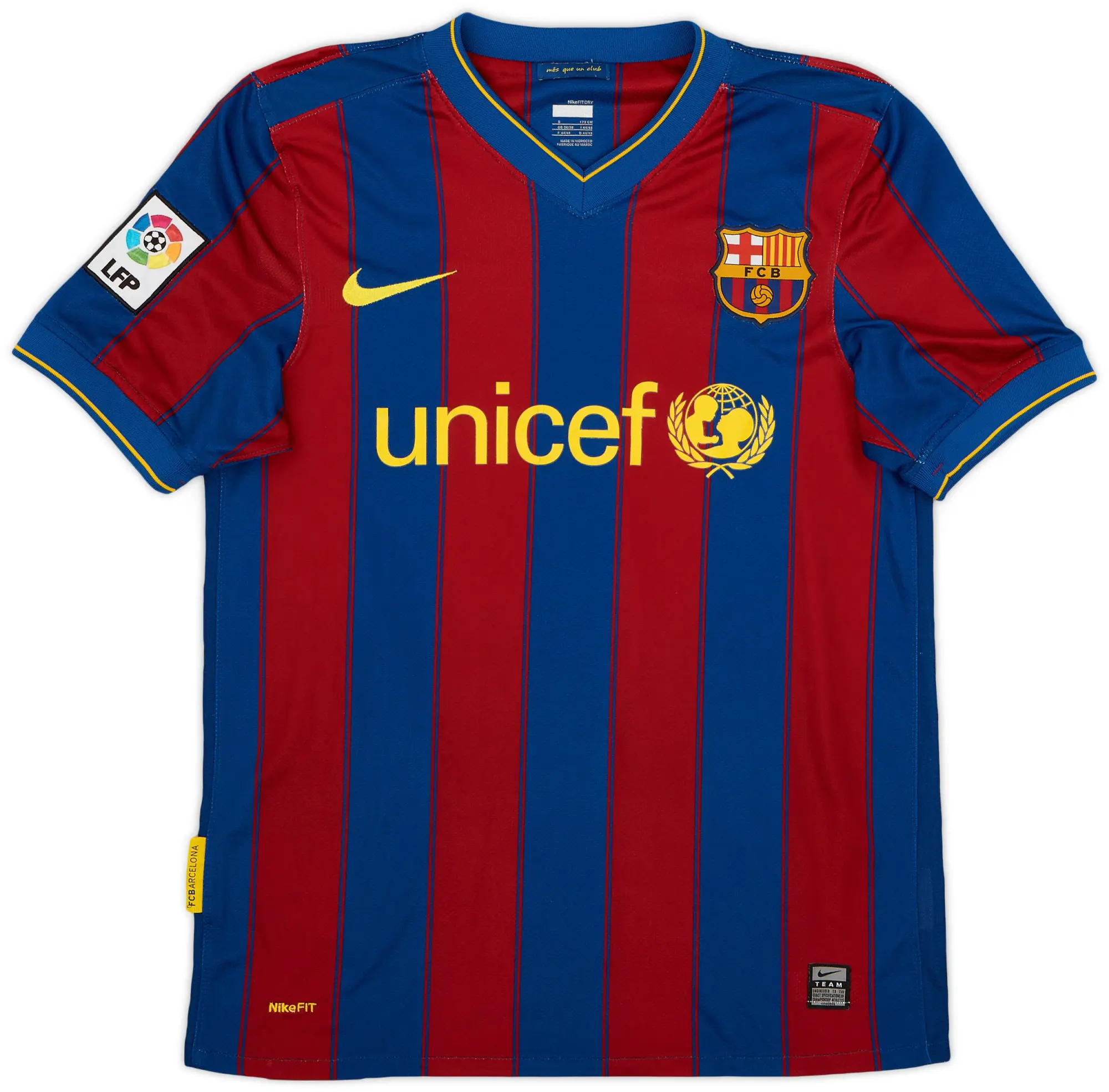 Nike 2009-10 Barcelona Basic Home Shirt - 9/10 - (M)