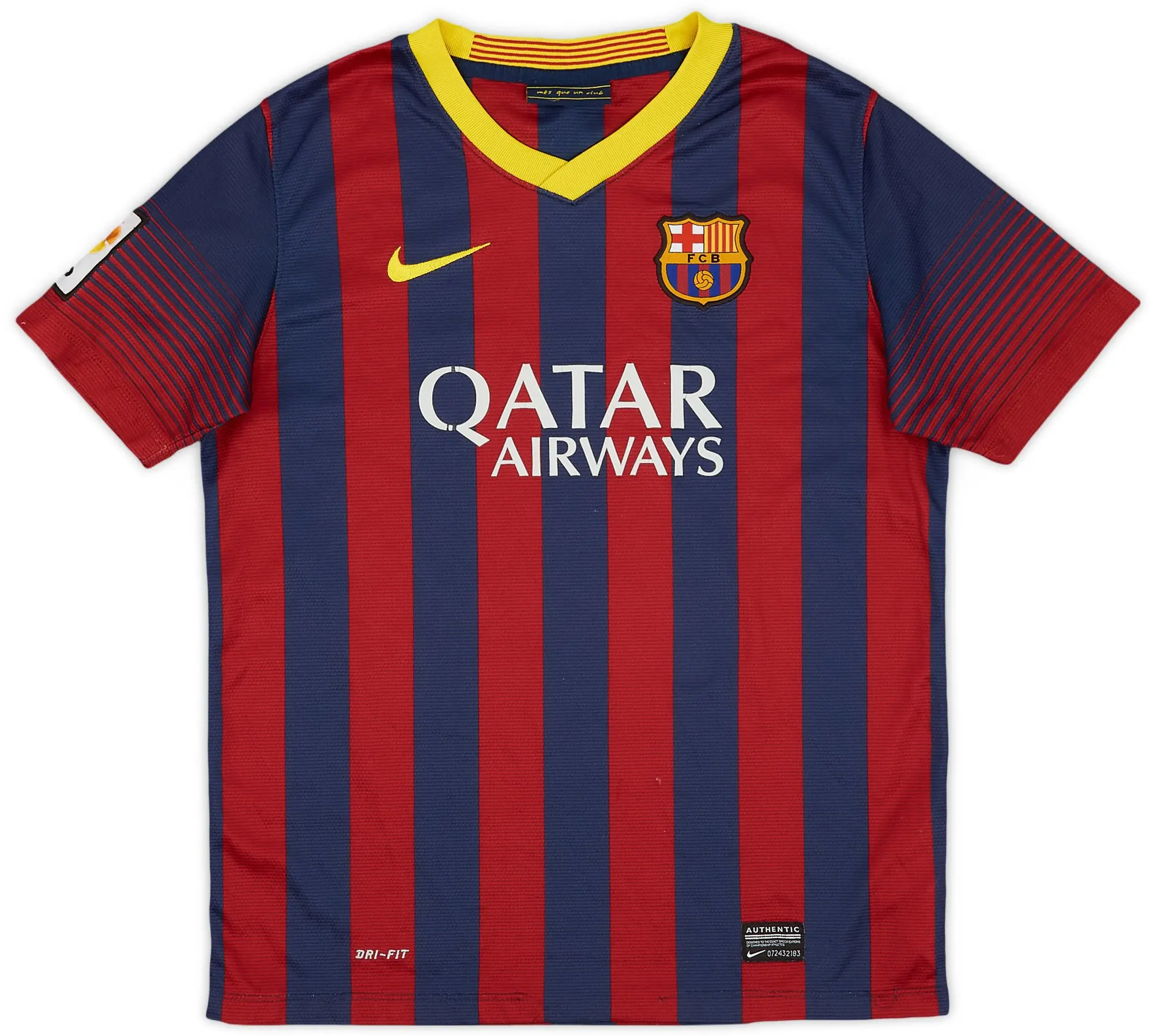 Nike 2013-14 Barcelona Home Shirt - 5/10 - (L.Boys)