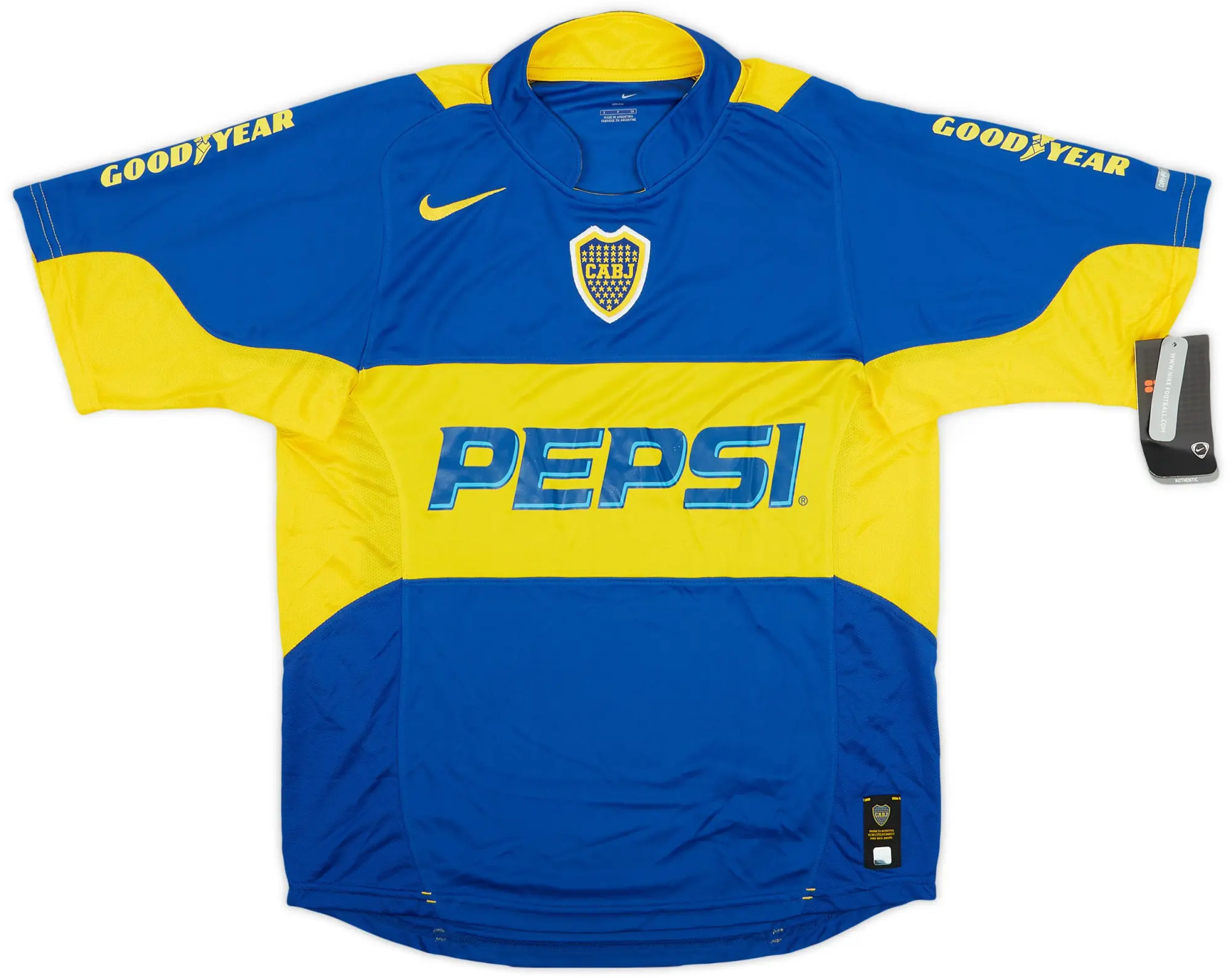 Nike 2005 Boca Juniors Home Shirt - 4/10 - (XL.Boys)