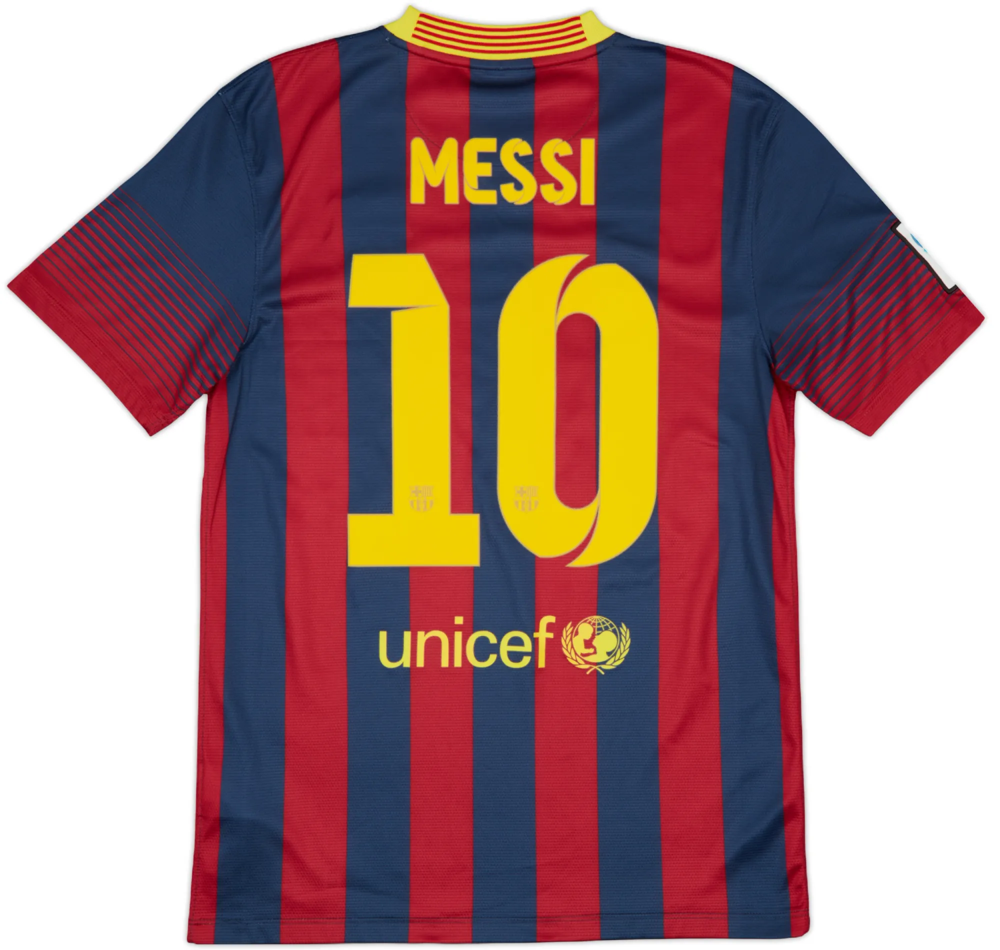 Nike Barcelona Boys SS Home Shirt 2013/14