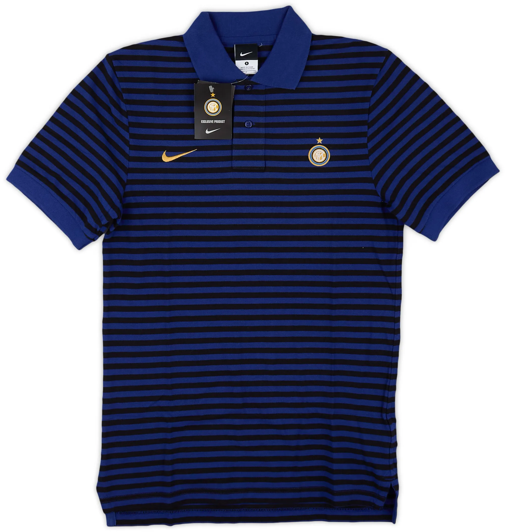 2011-12 Inter Milan Nike Polo Shirt (S) | INTTR1-108 | FOOTY.COM