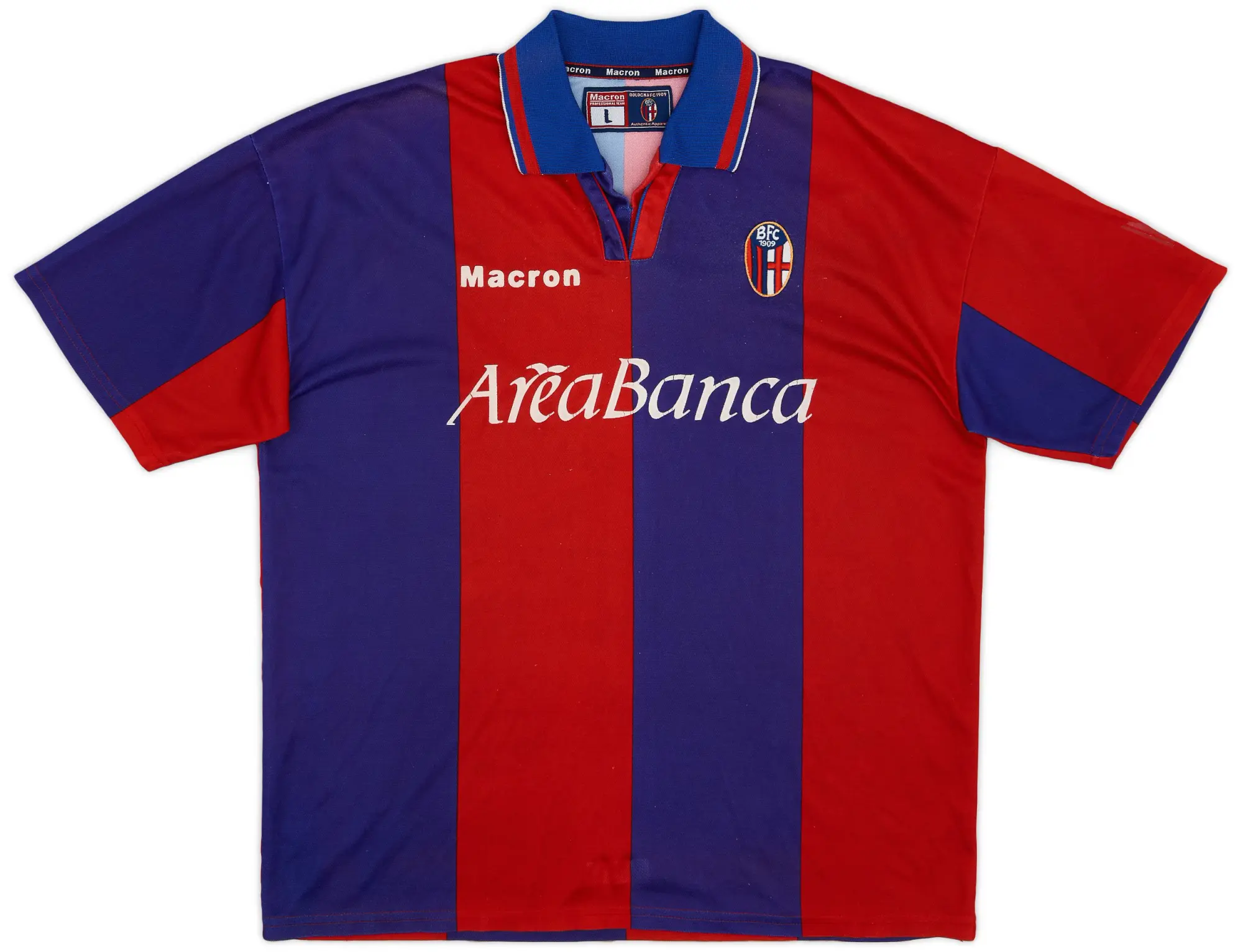 Macron 2001-02 Bologna Home Shirt - 6/10 - (L)