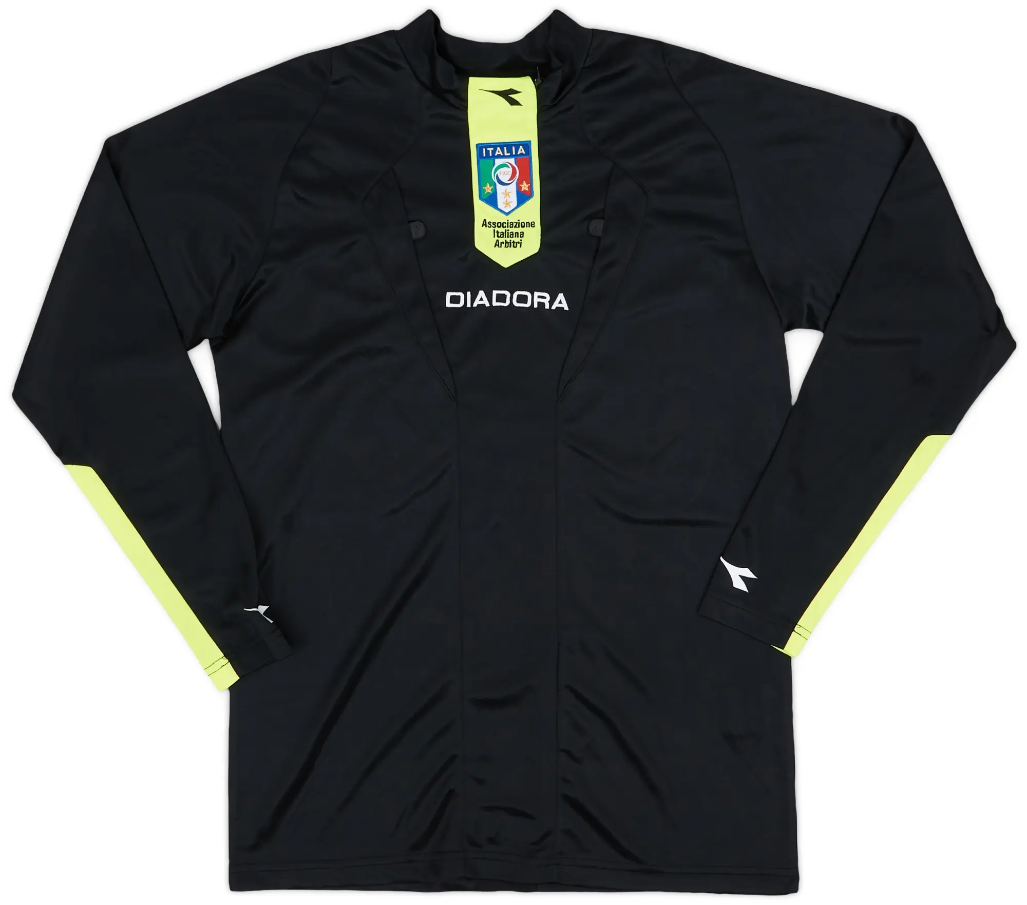 1990s Italy FIGC Diadora Referee L/S Shirt - 9/10 - (XS)
