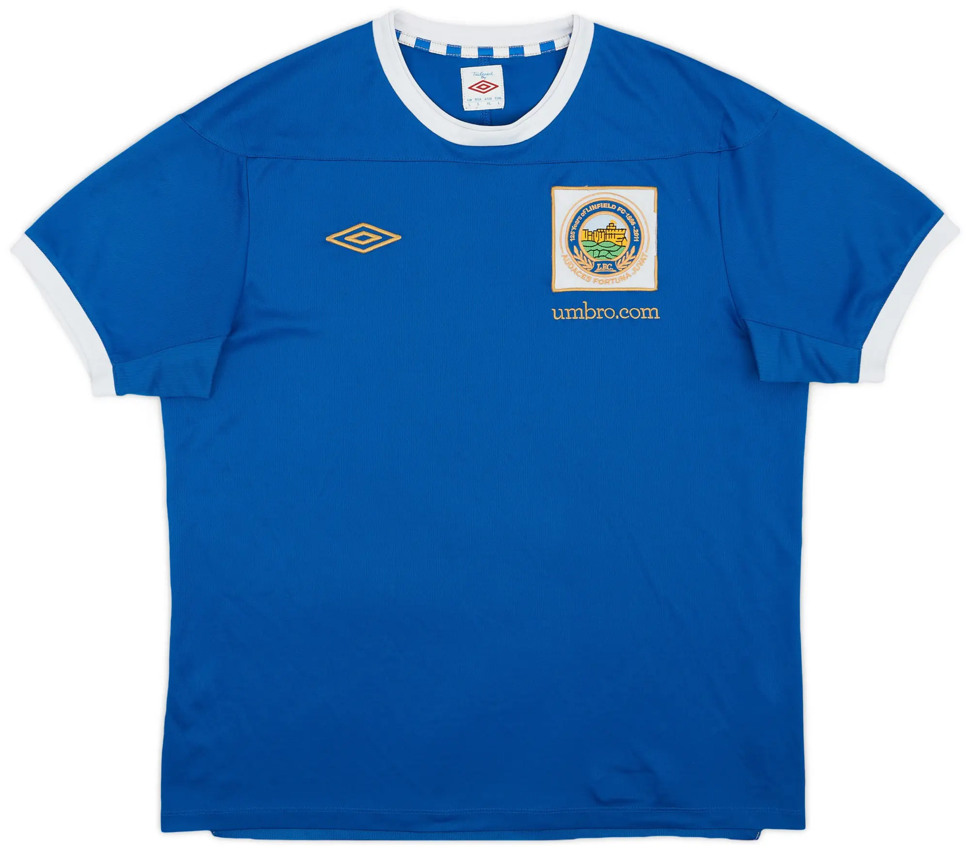 Umbro 2011-12 Linfield Home Shirt - 8/10 - (L)