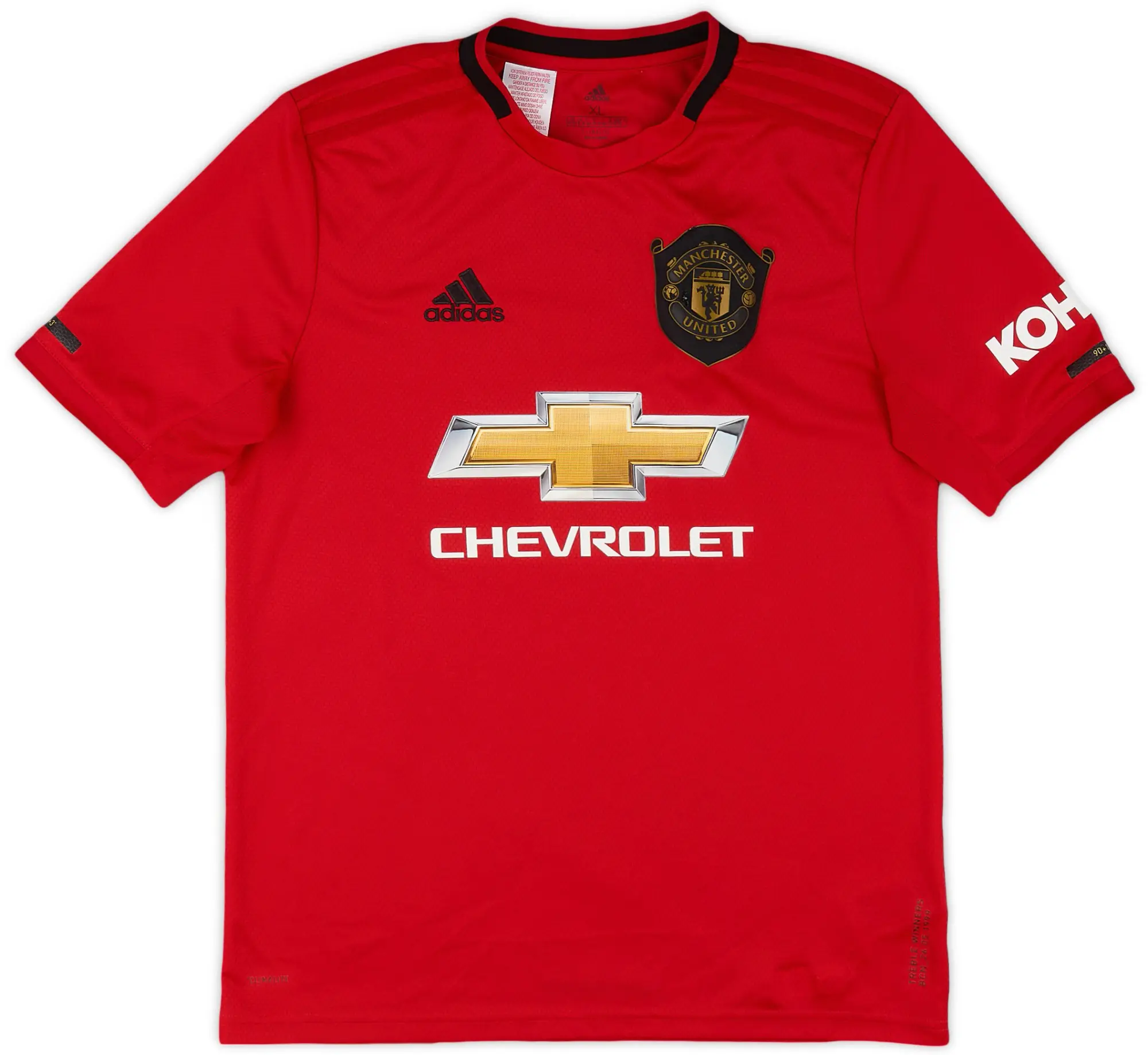 adidas 2019-20 Manchester United Home Shirt - 9/10 - (XL.Boys)