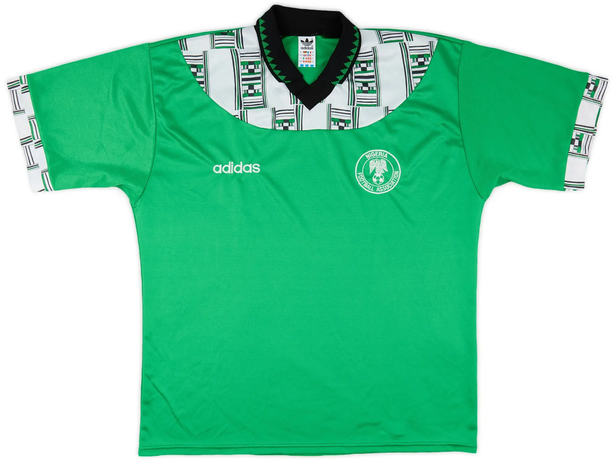 adidas 1994-95 Nigeria Home Shirt - 9/10 - (XL)