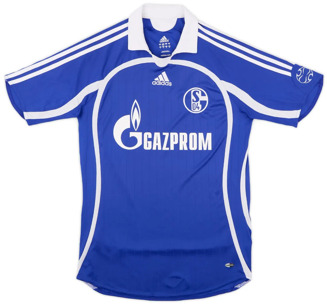 adidas Schalke 04 Mens SS Home Shirt 2006/07 | ​SCHH06174193​used