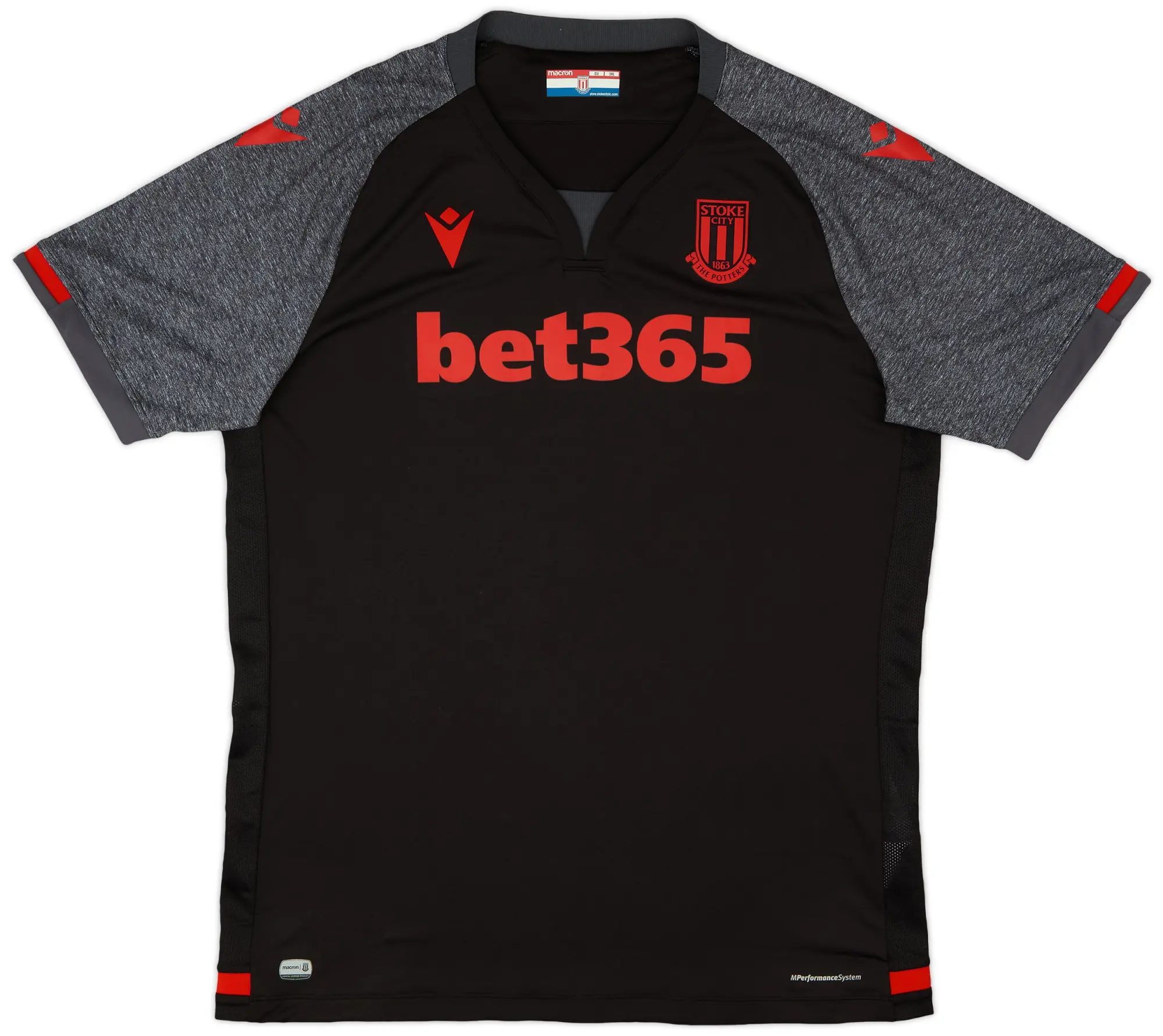 Macron 2019-20 Stoke City Away Shirt - 7/10 - (3XL)