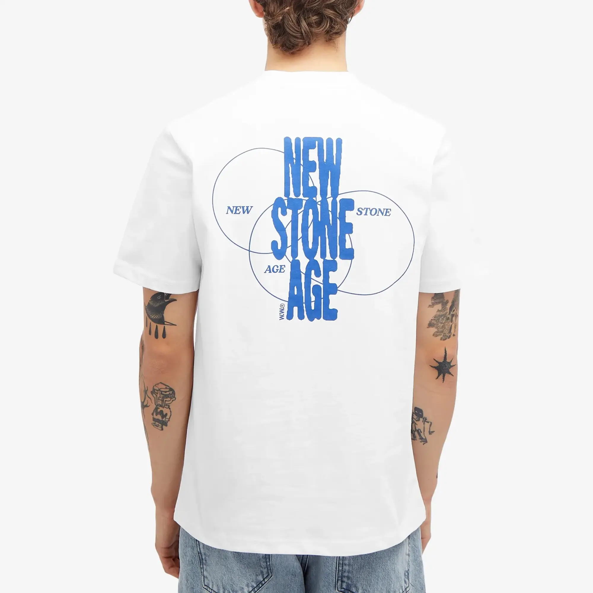 Wood Wood Men's Bobby Stone Age T-Shirt White