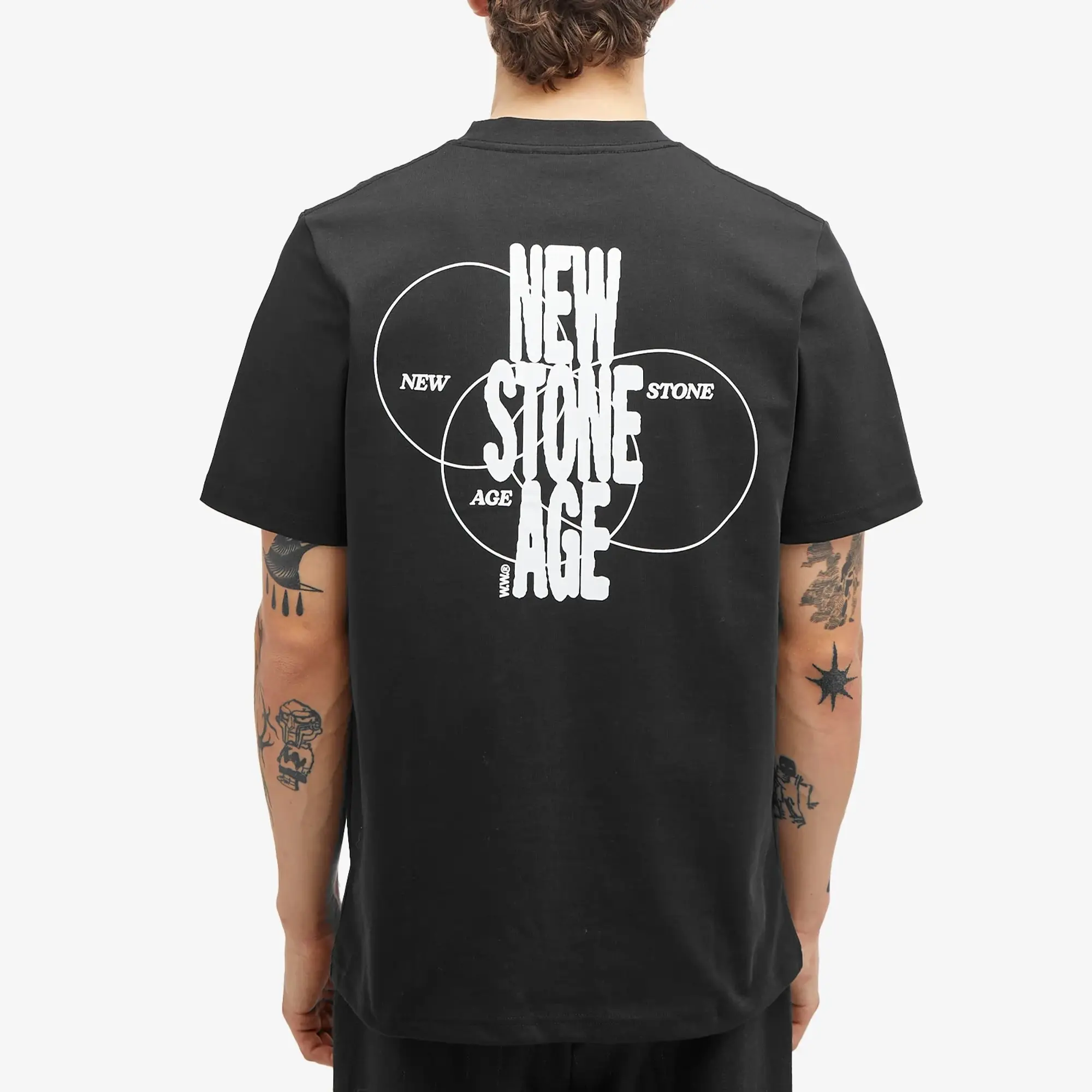 Wood Wood Men's Bobby Stone Age T-Shirt Black