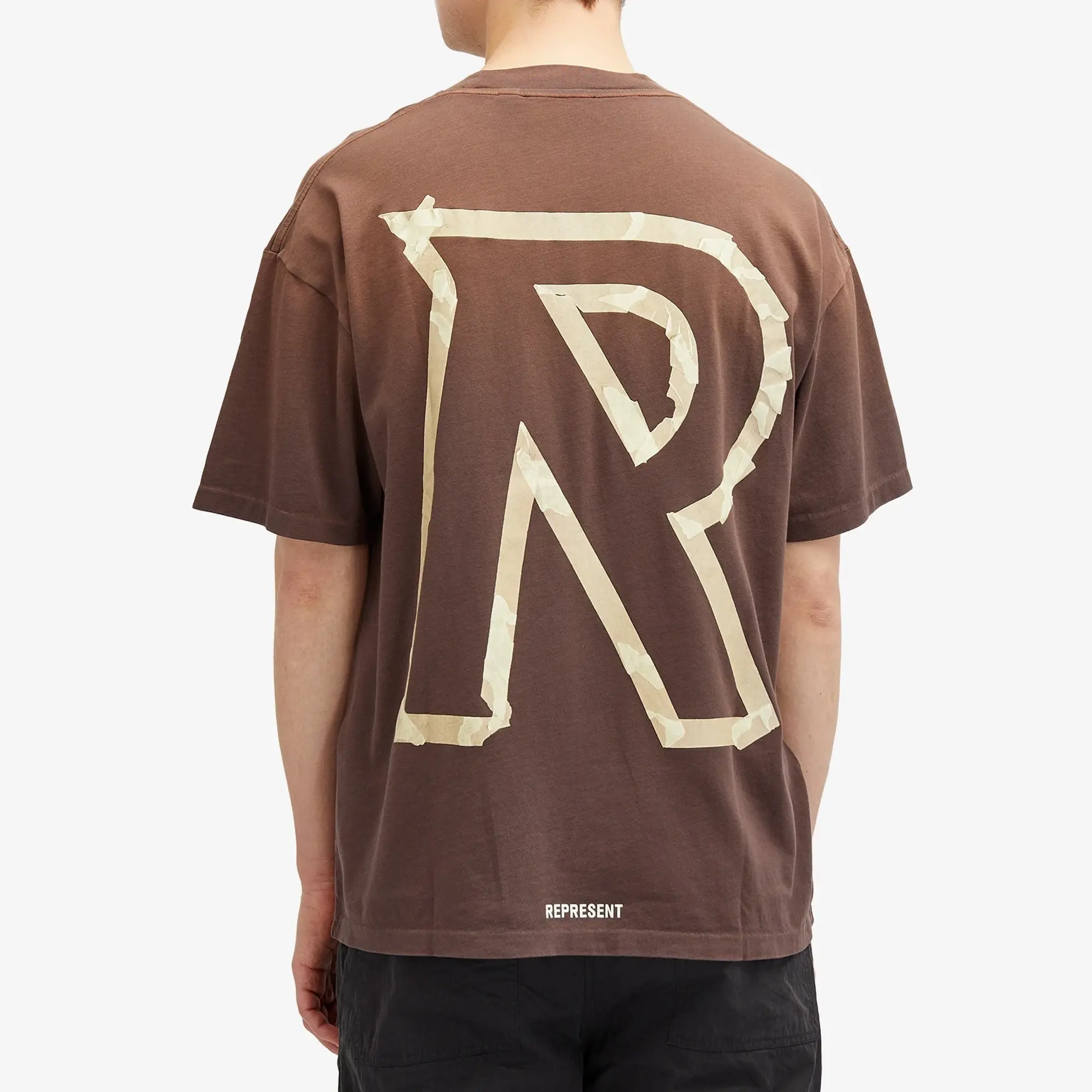 Represent Men's Masking Tape Initial T-Shirt Cedar