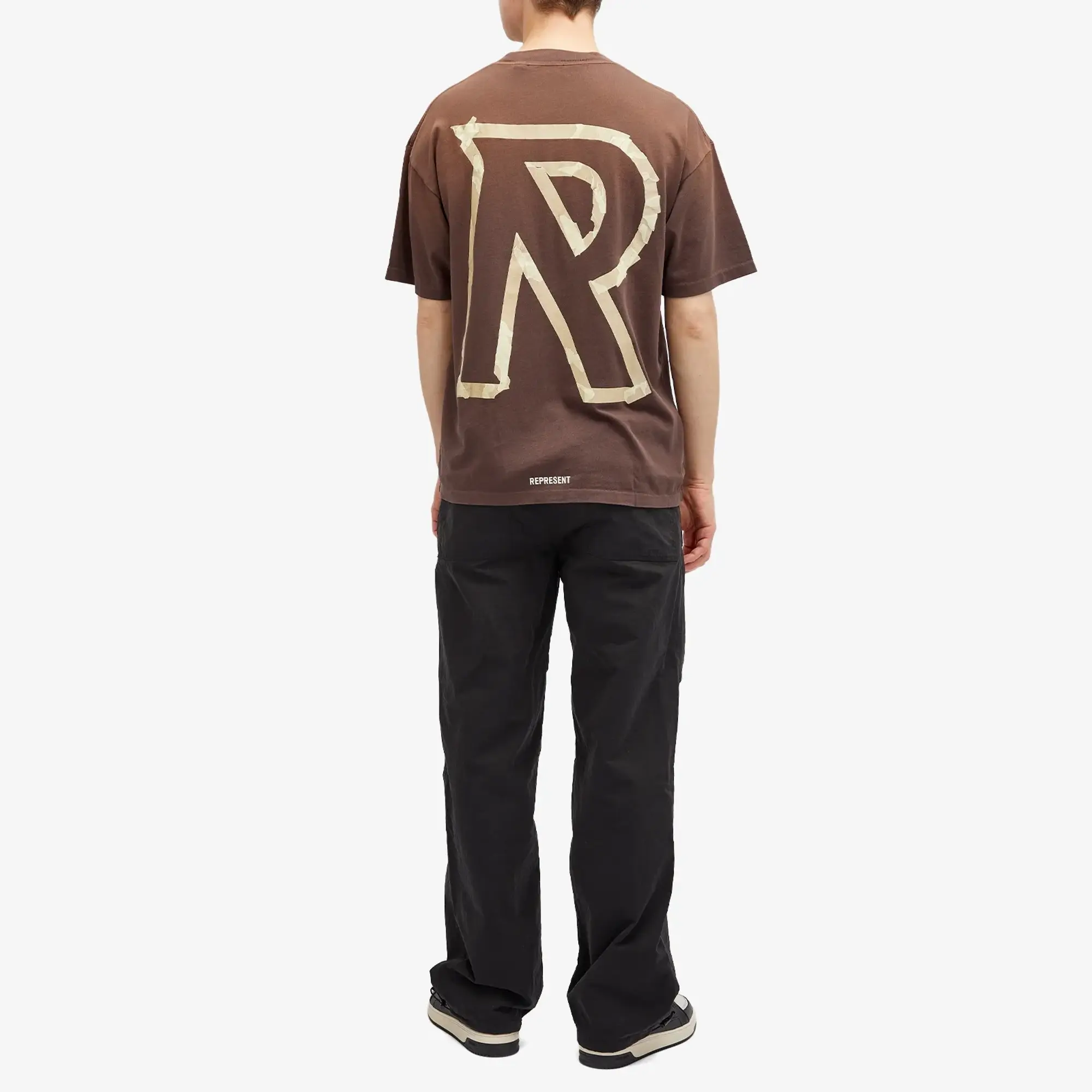 Represent Men's Masking Tape Initial T-Shirt Cedar