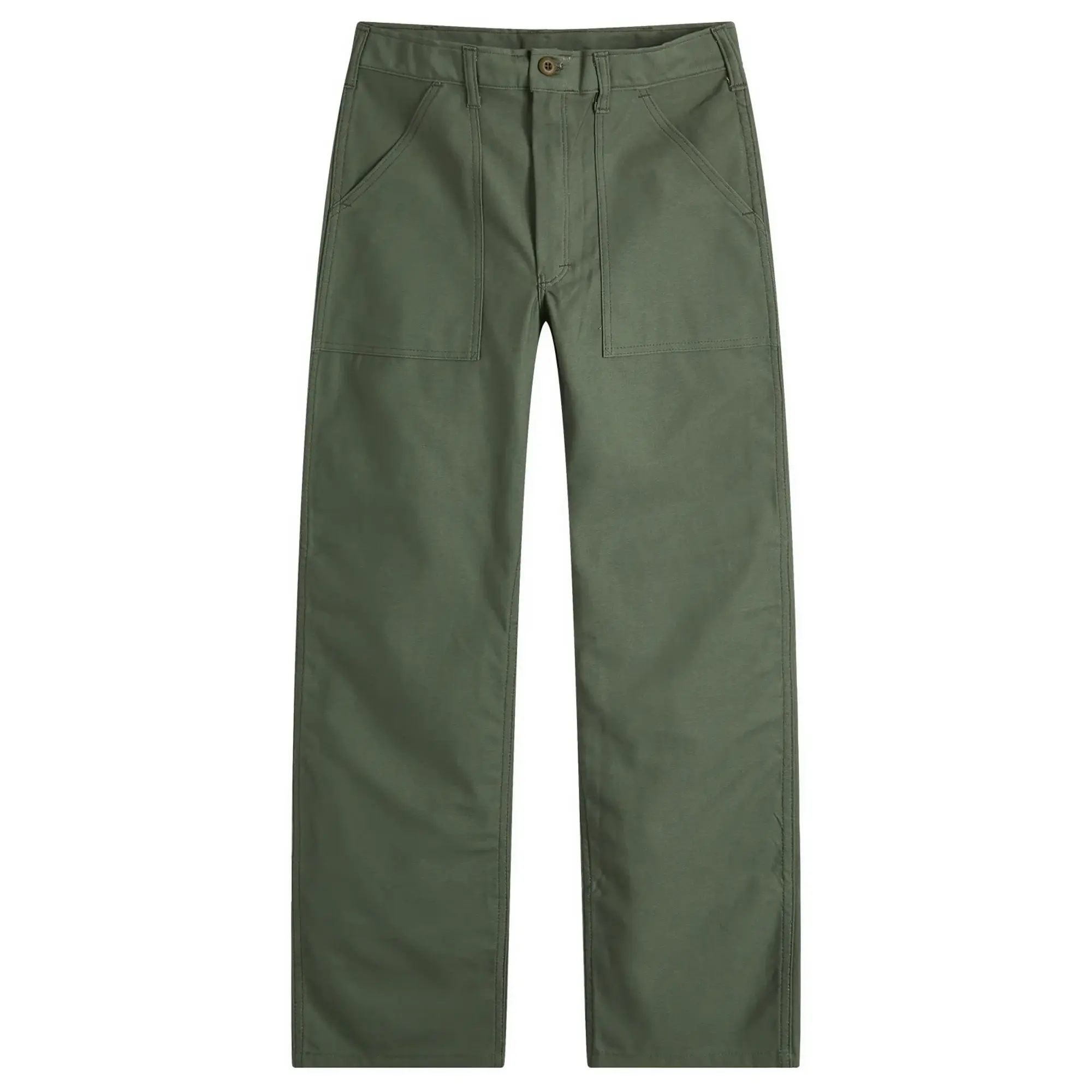 Stan Ray Men's Loose Fit 4 Pocket Fatigue Pants Olive Sateen