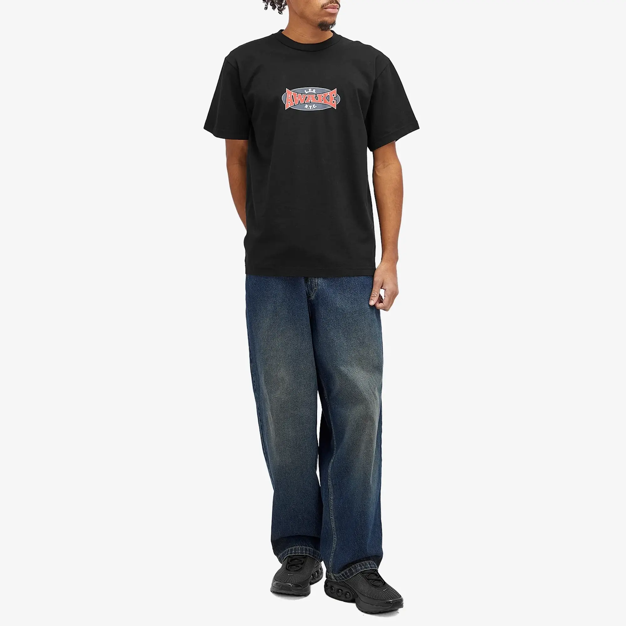 T-Shirt Awake Ny Les Ny Tee Black Xl