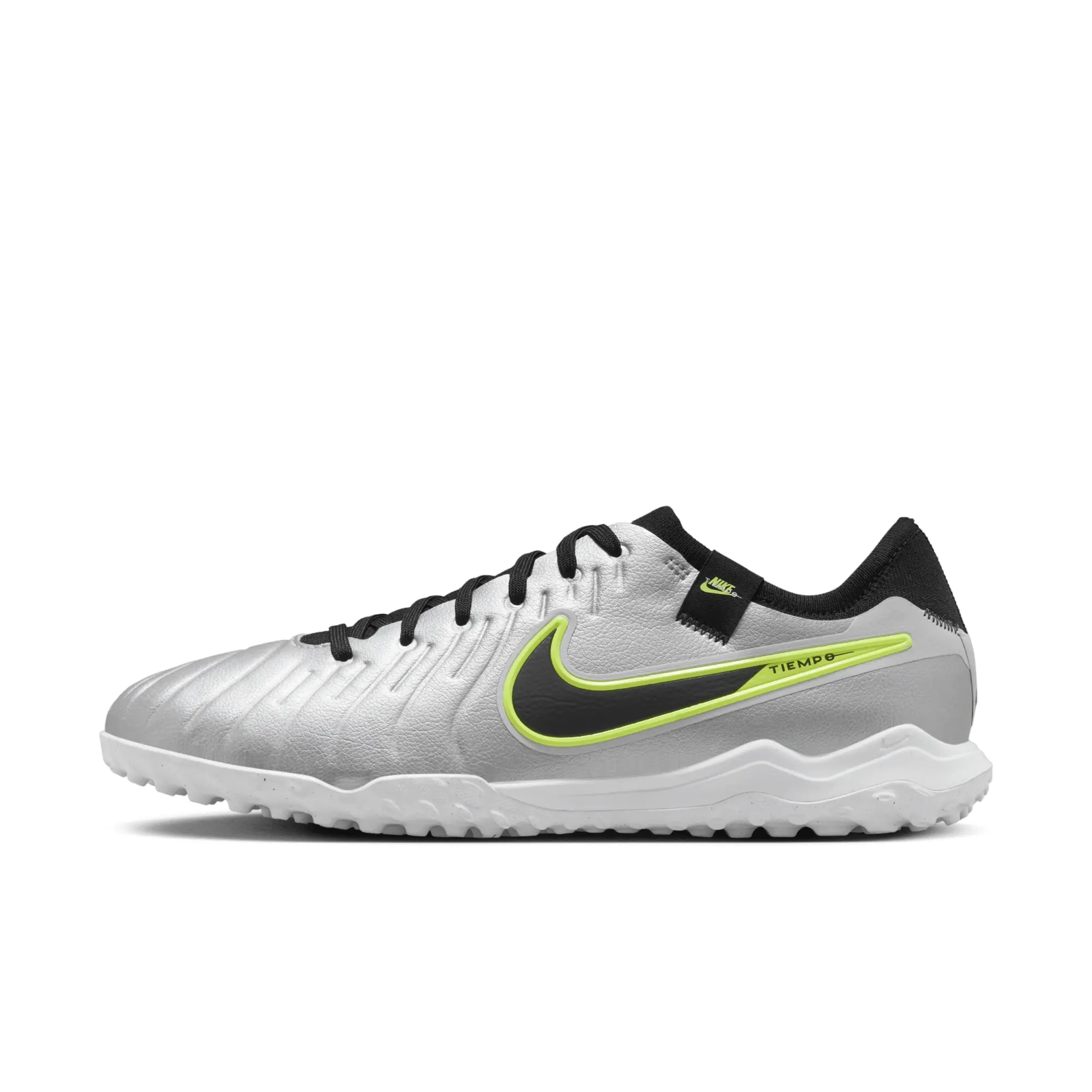 Nike Tiempo Legend 10 Pro Turf Low-Top Football Shoes - Grey