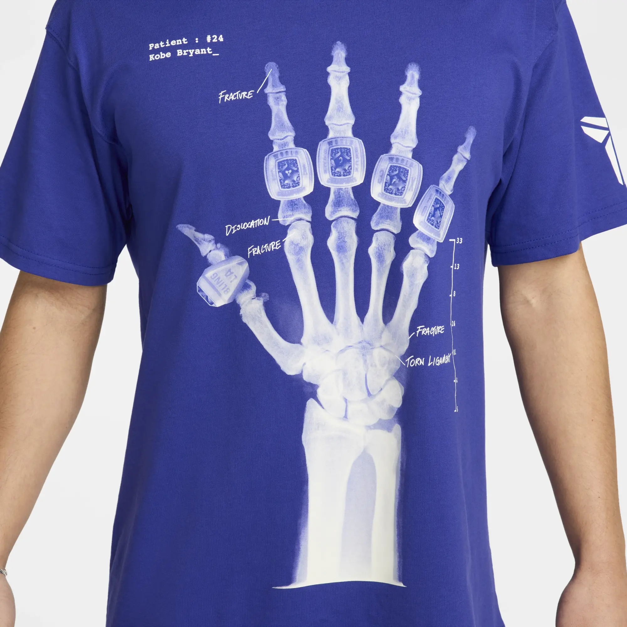 Nike Kobe 'X-Ray' Men's T-Shirt - Blue - Cotton