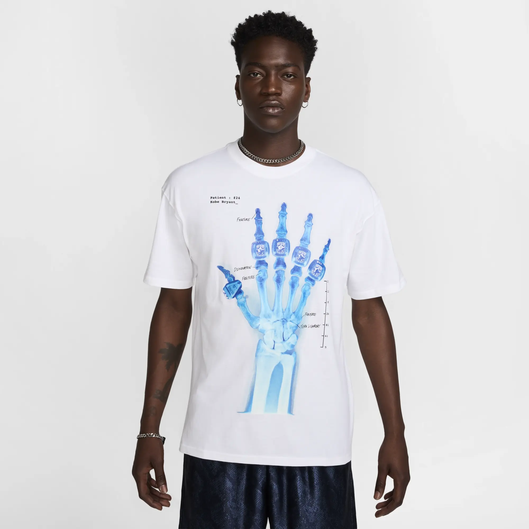 Nike Kobe 'X-Ray' Men's T-Shirt - White - Cotton