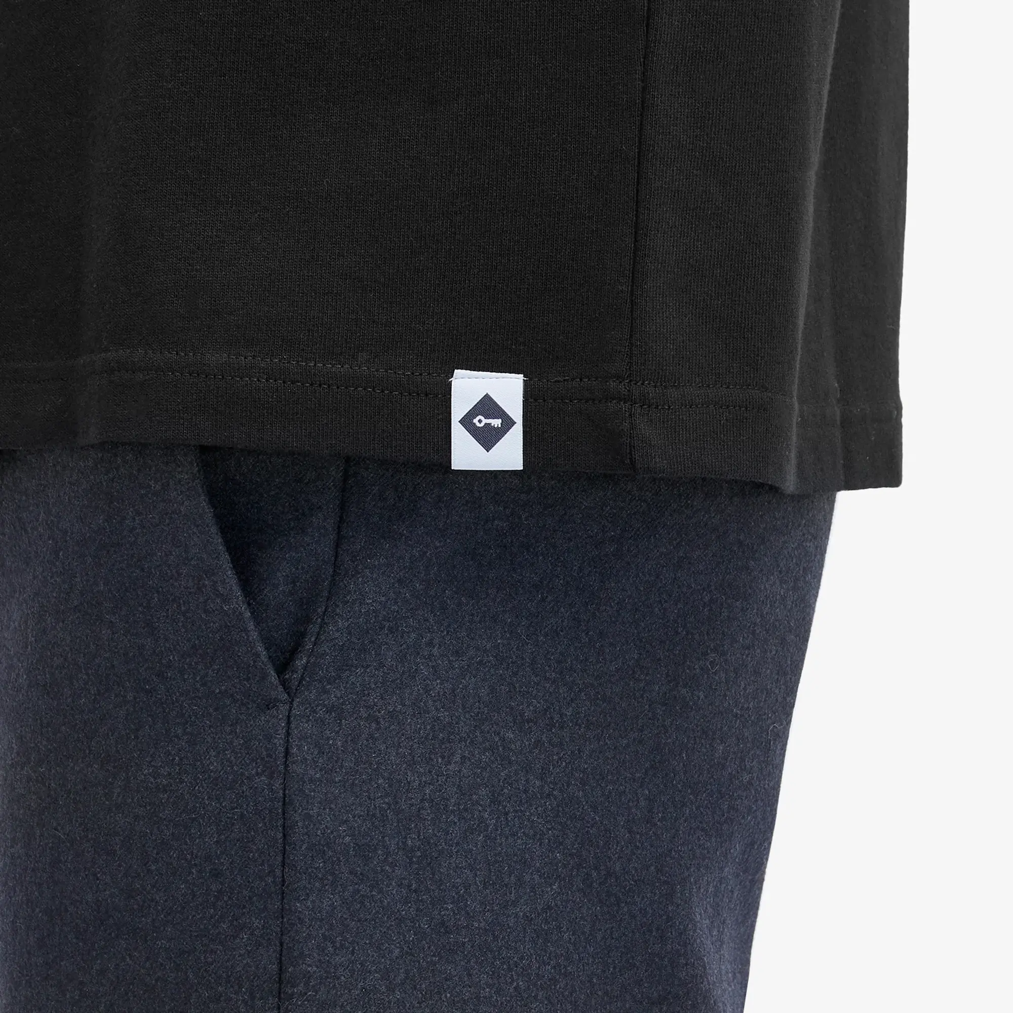 Percival Men's Motvation Oversized Auxiliary T-Shirt Black